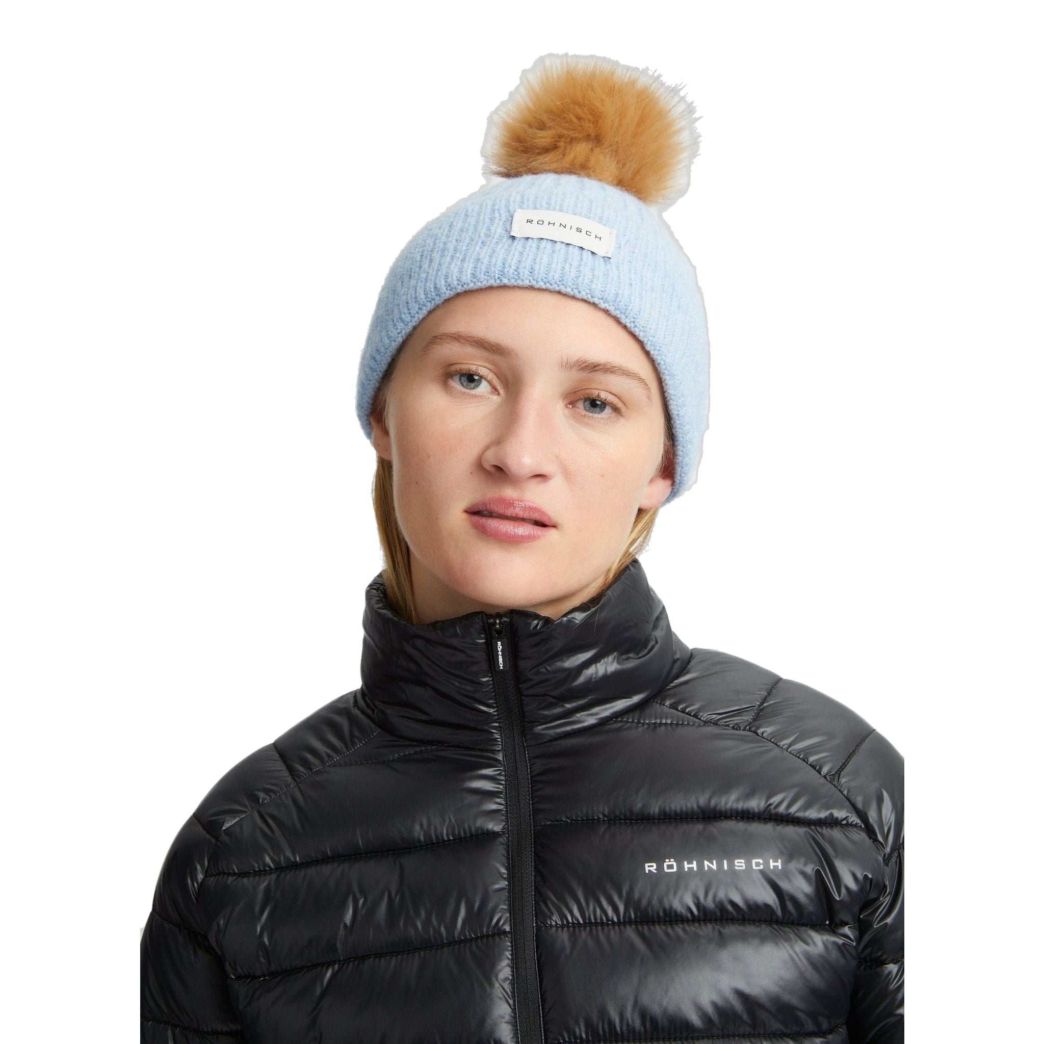 Bonnet Röhnisch Pom Rib Femme