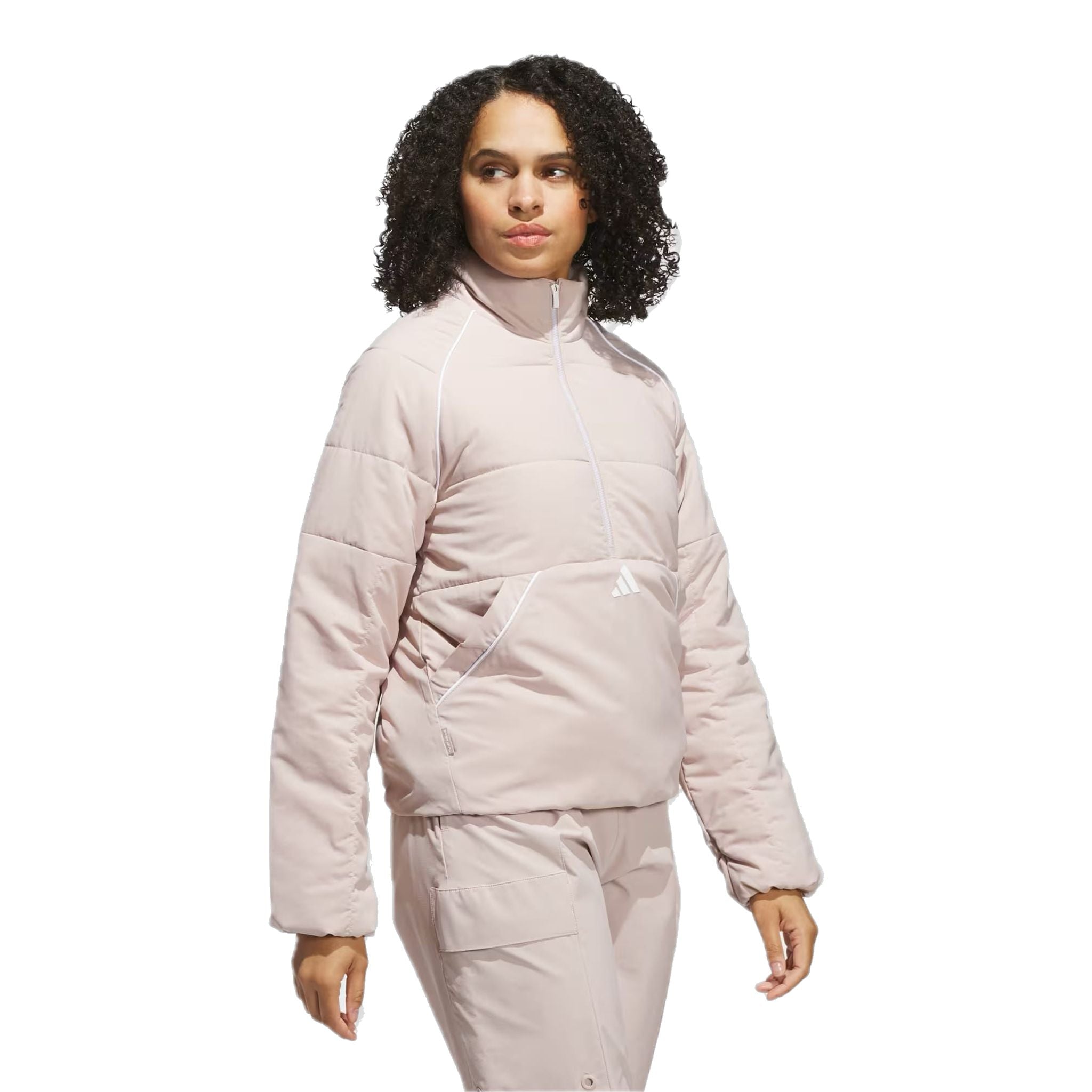 Veste Adidas Beyond Twistweave ample à quart de zip pour femme