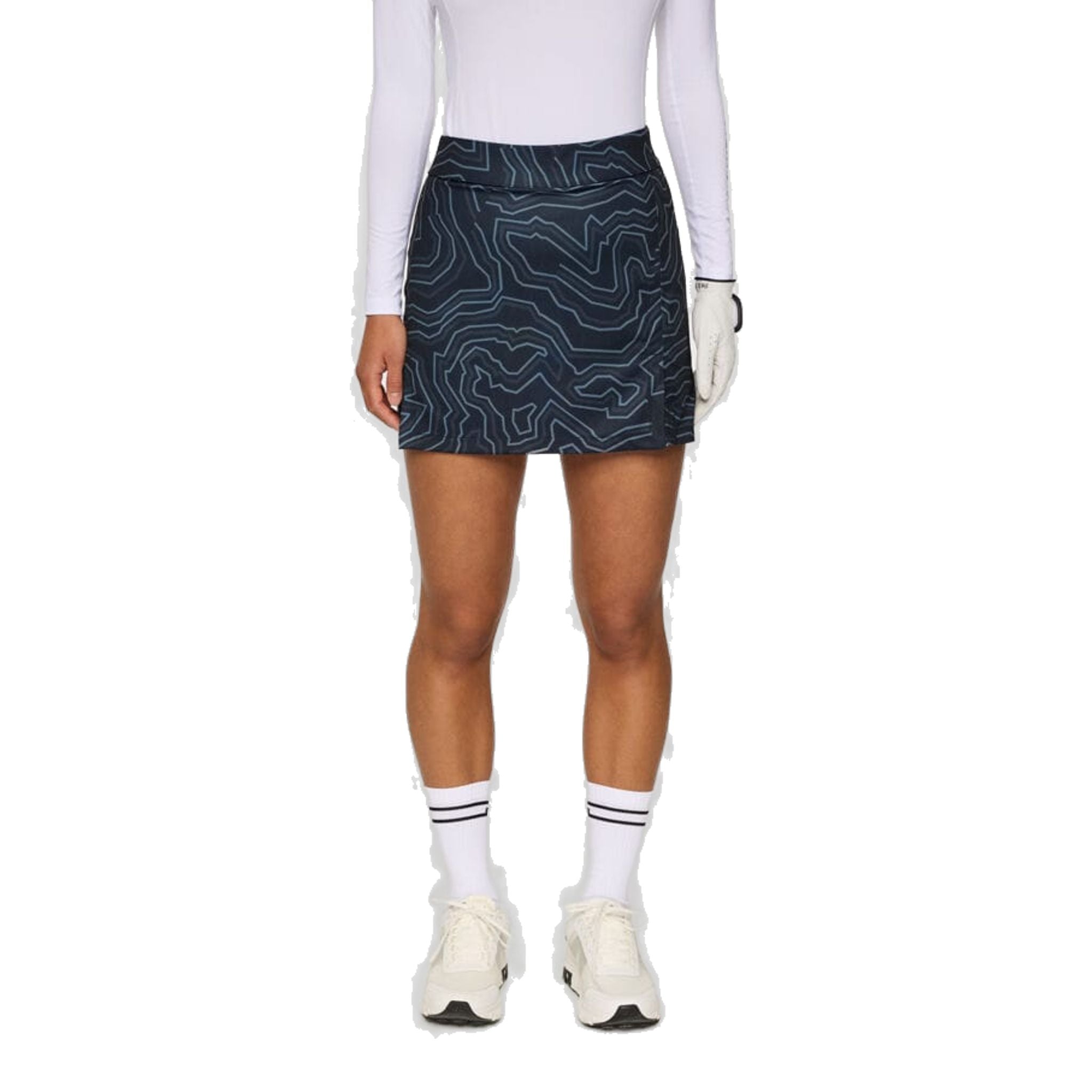 Jupe imprimée mi-longue Amelie de J. Lindeberg pour femme