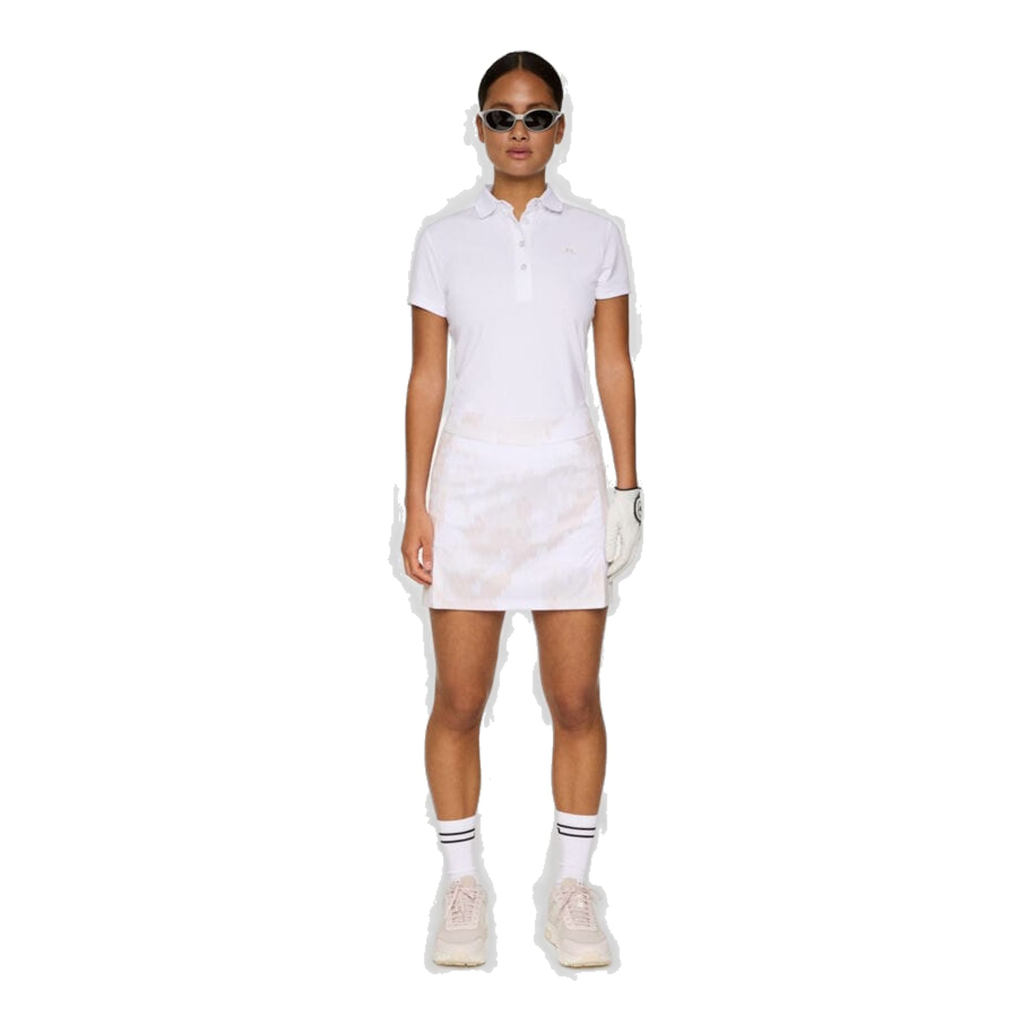 Jupe imprimée mi-longue Amelie de J. Lindeberg pour femme