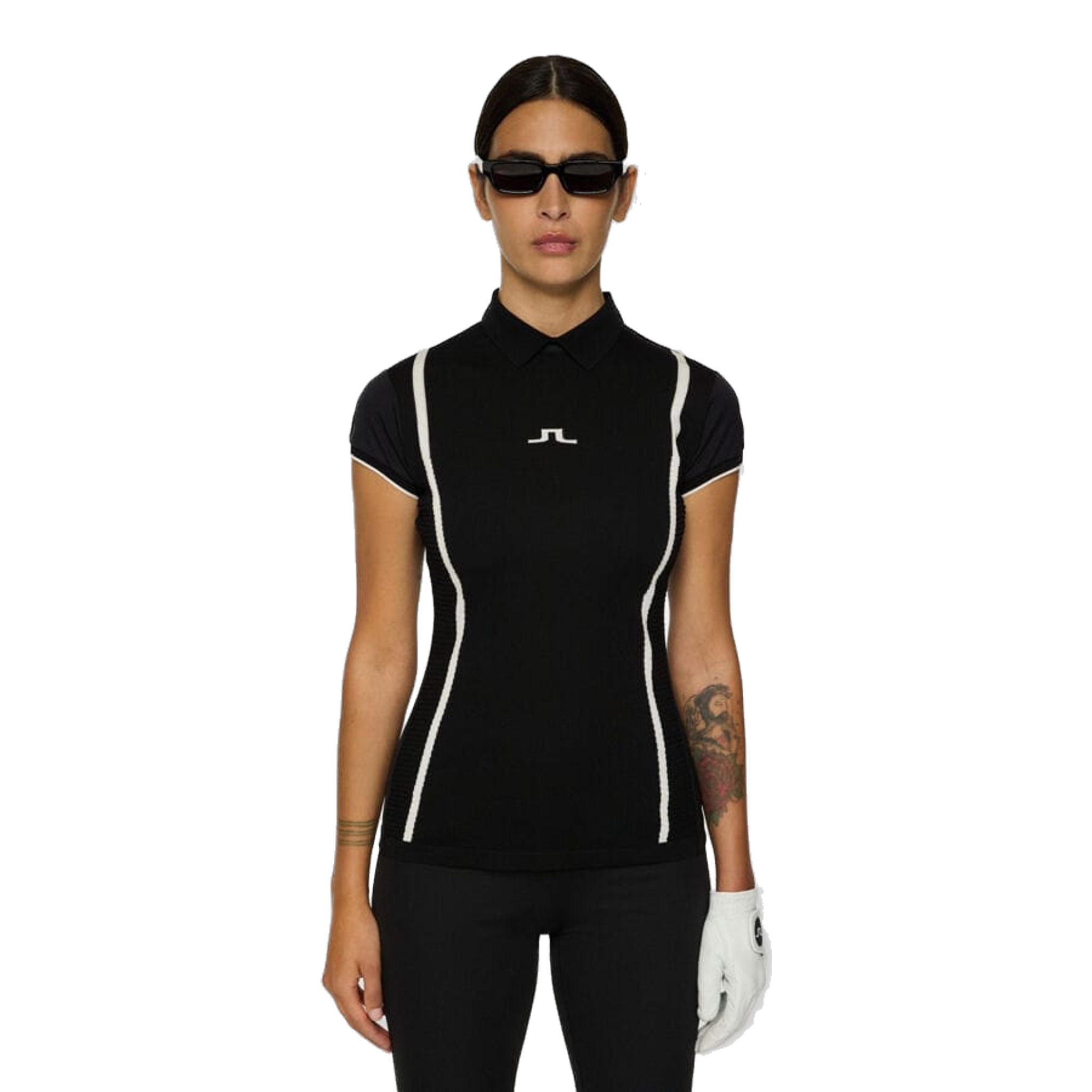 Chemise en maille hybride J. Lindeberg Theodora pour femme