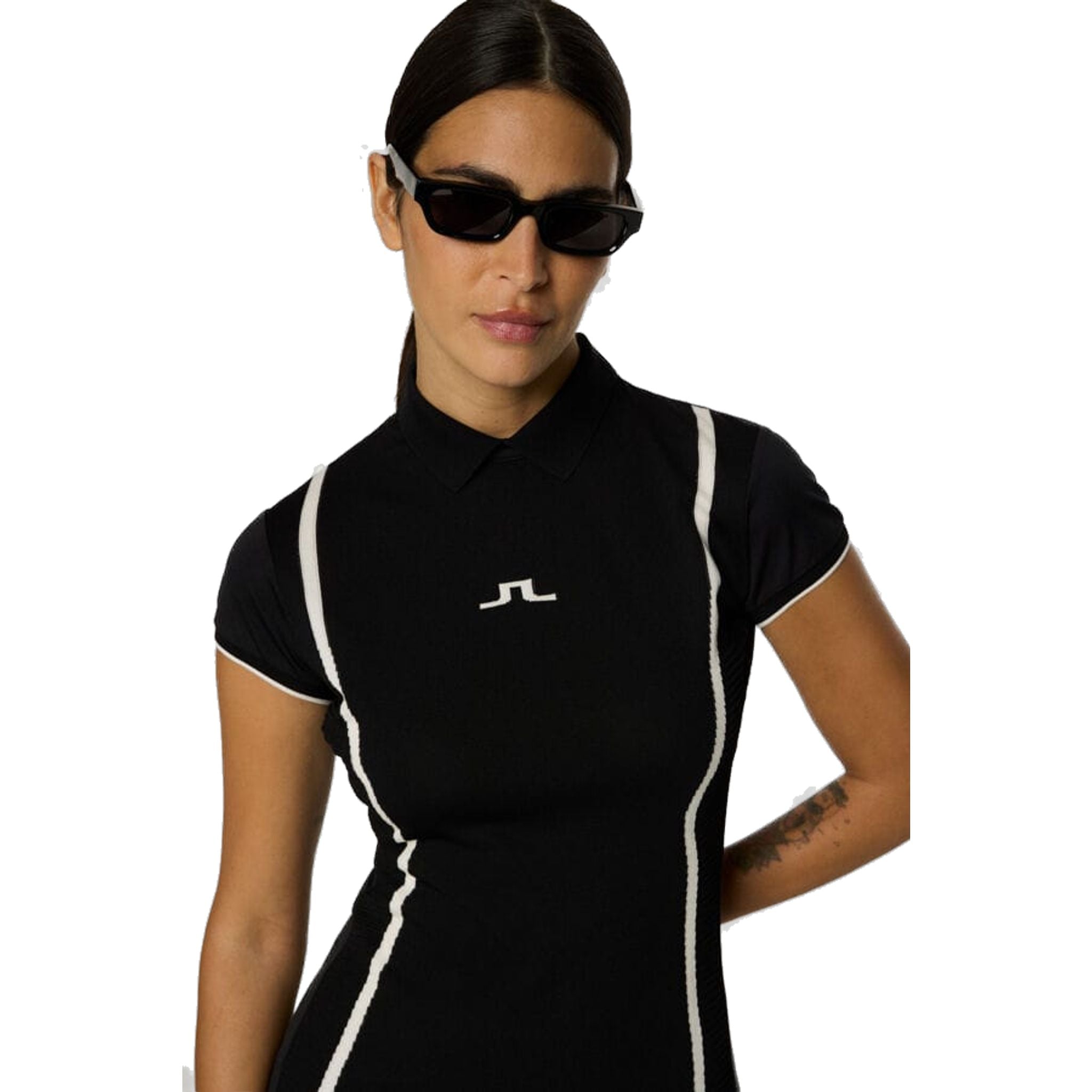 Chemise en maille hybride J. Lindeberg Theodora pour femme