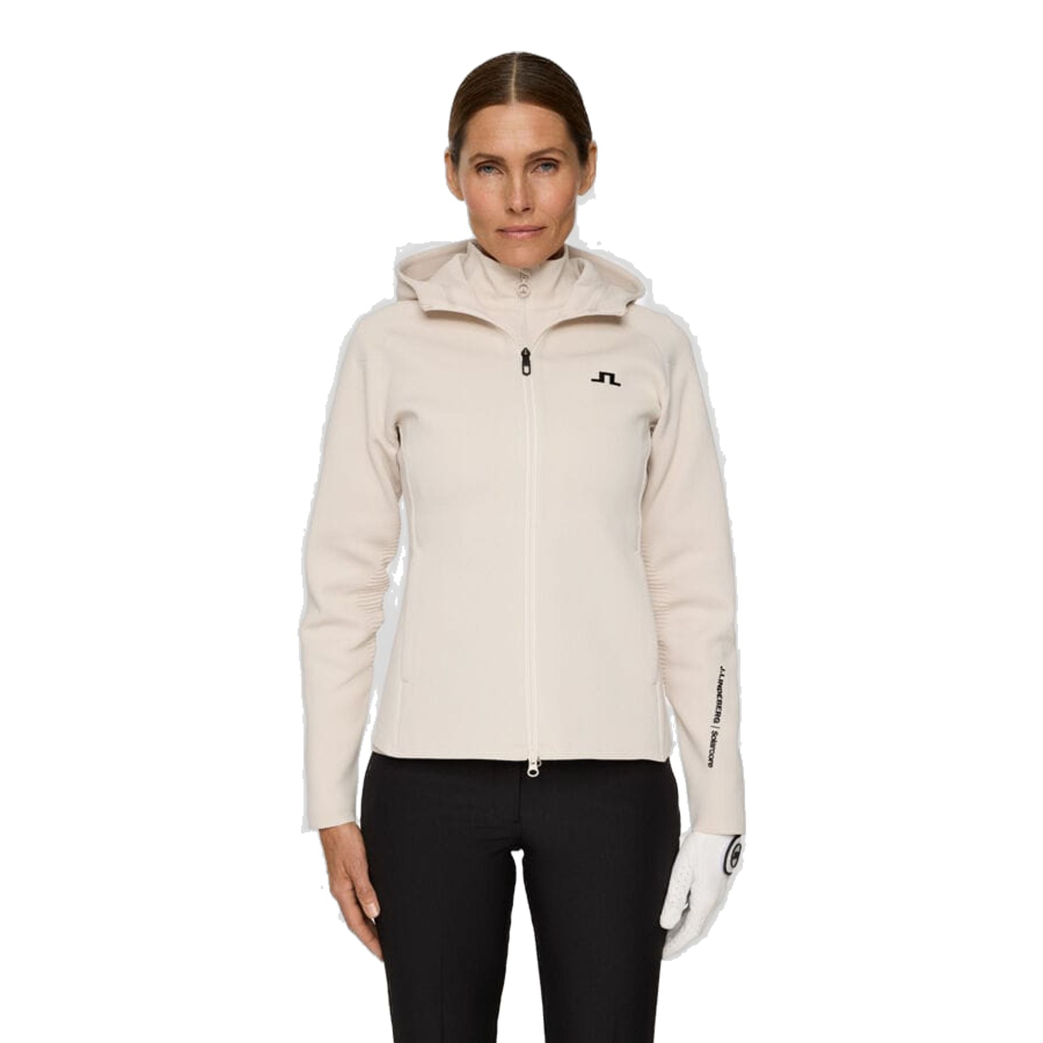 Pull zippé en maille Solarcore J. Lindeberg pour femme