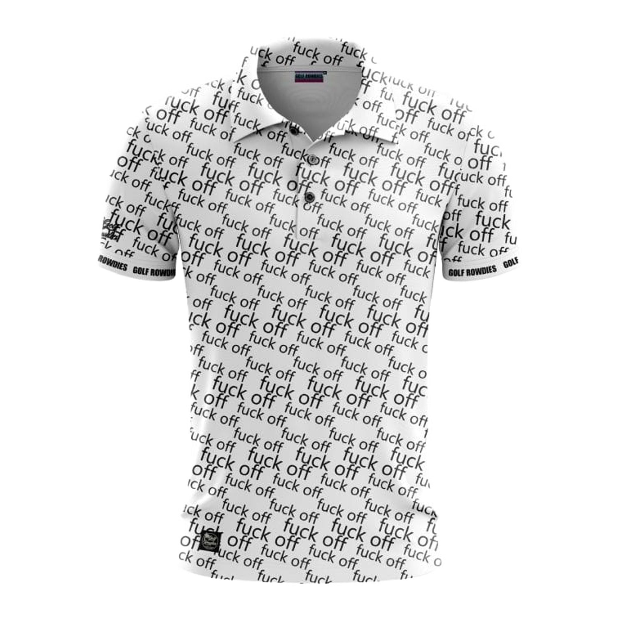 Polo pour hommes « Golf Rowdies Fuck Off »