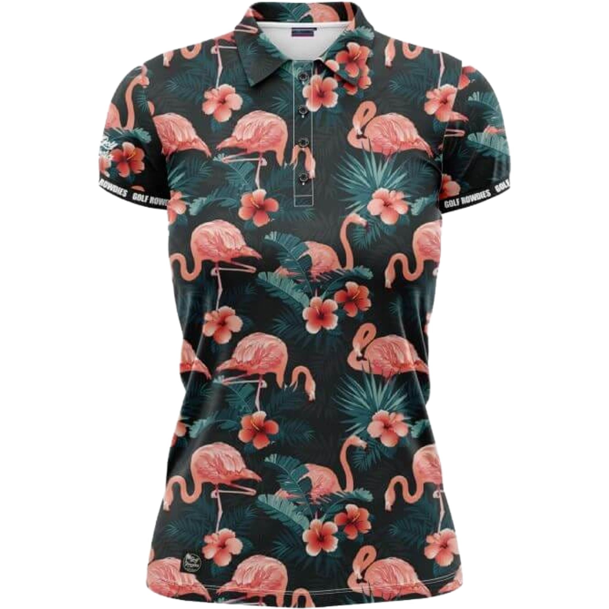 Golf Rowdies Flamingo Polo Femme