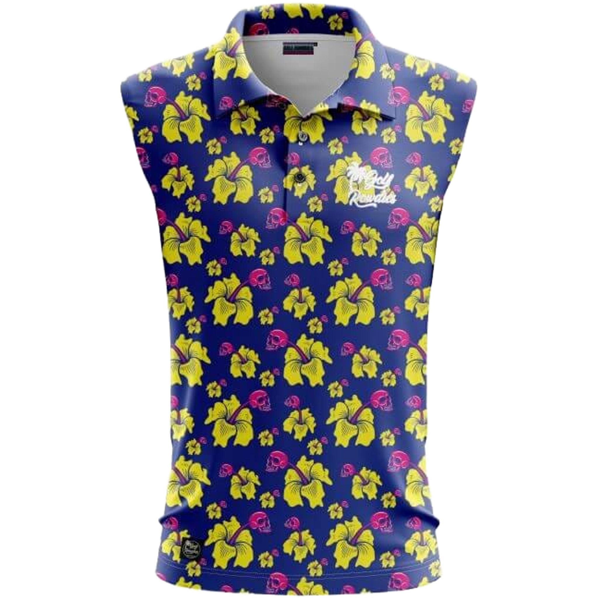 Polo femme Golf Rowdies Skull Flower