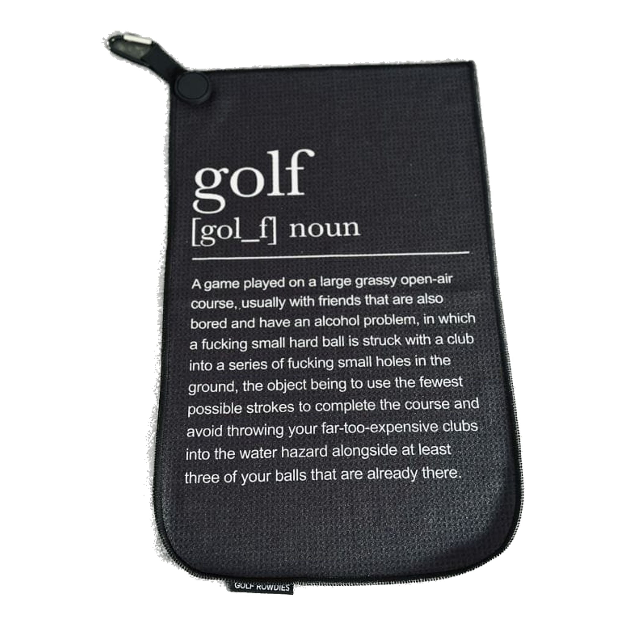 Golf Rowdies Définition du golf Serviettes de club