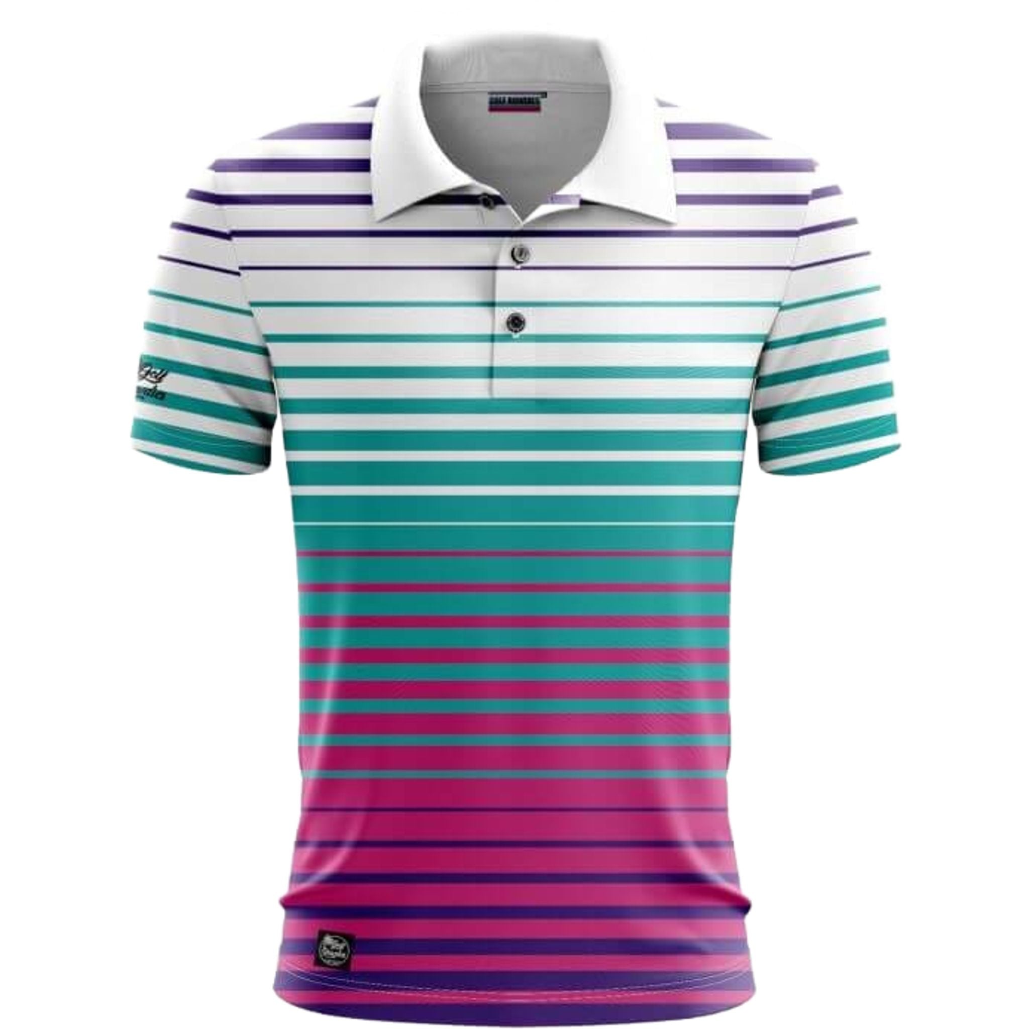 Polo à rayures Golf Rowdies pour homme