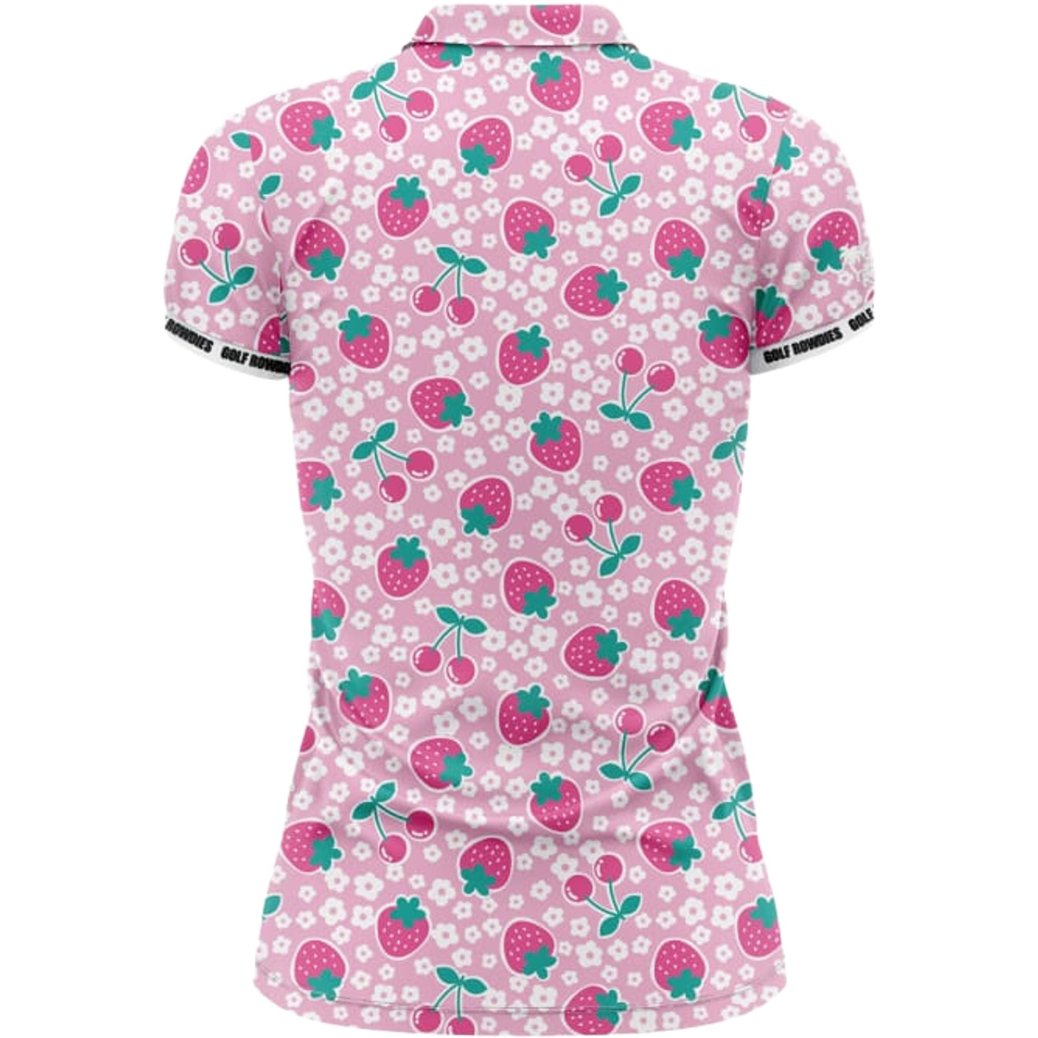 Polo fraise Golf Rowdies pour femmes
