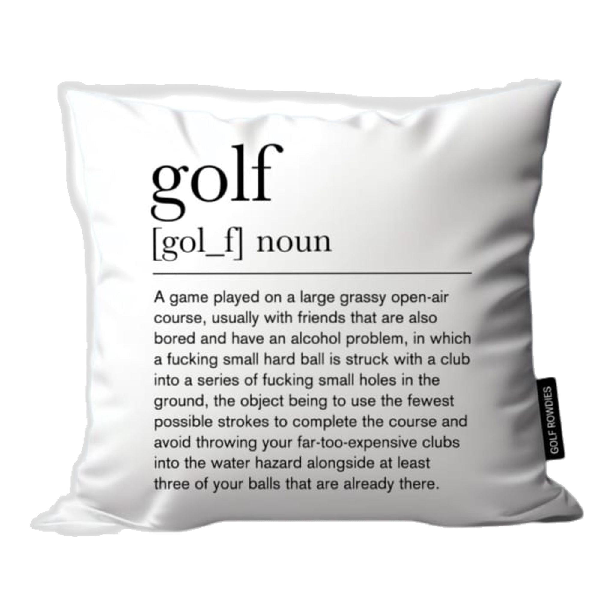 Taie d'oreiller Golf Rowdies Définition du golf