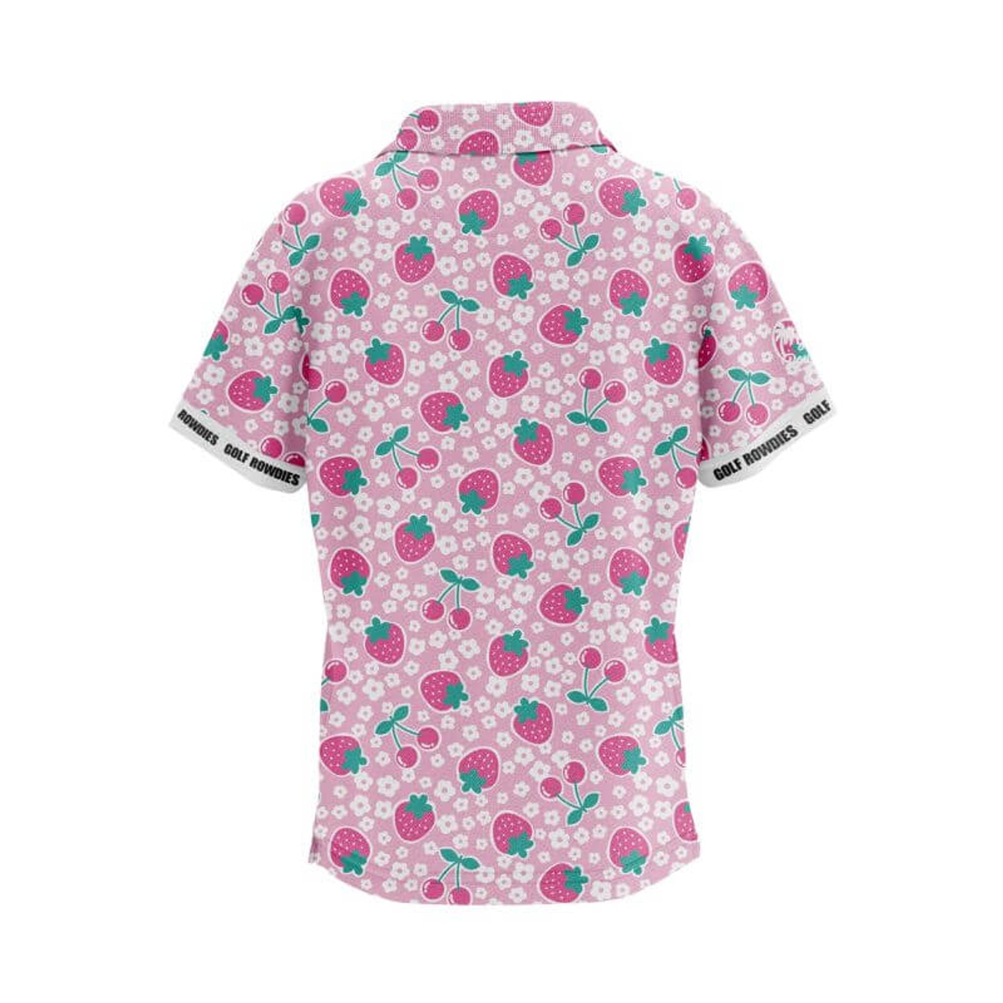 Golf Rowdies Polo Junior Fraise