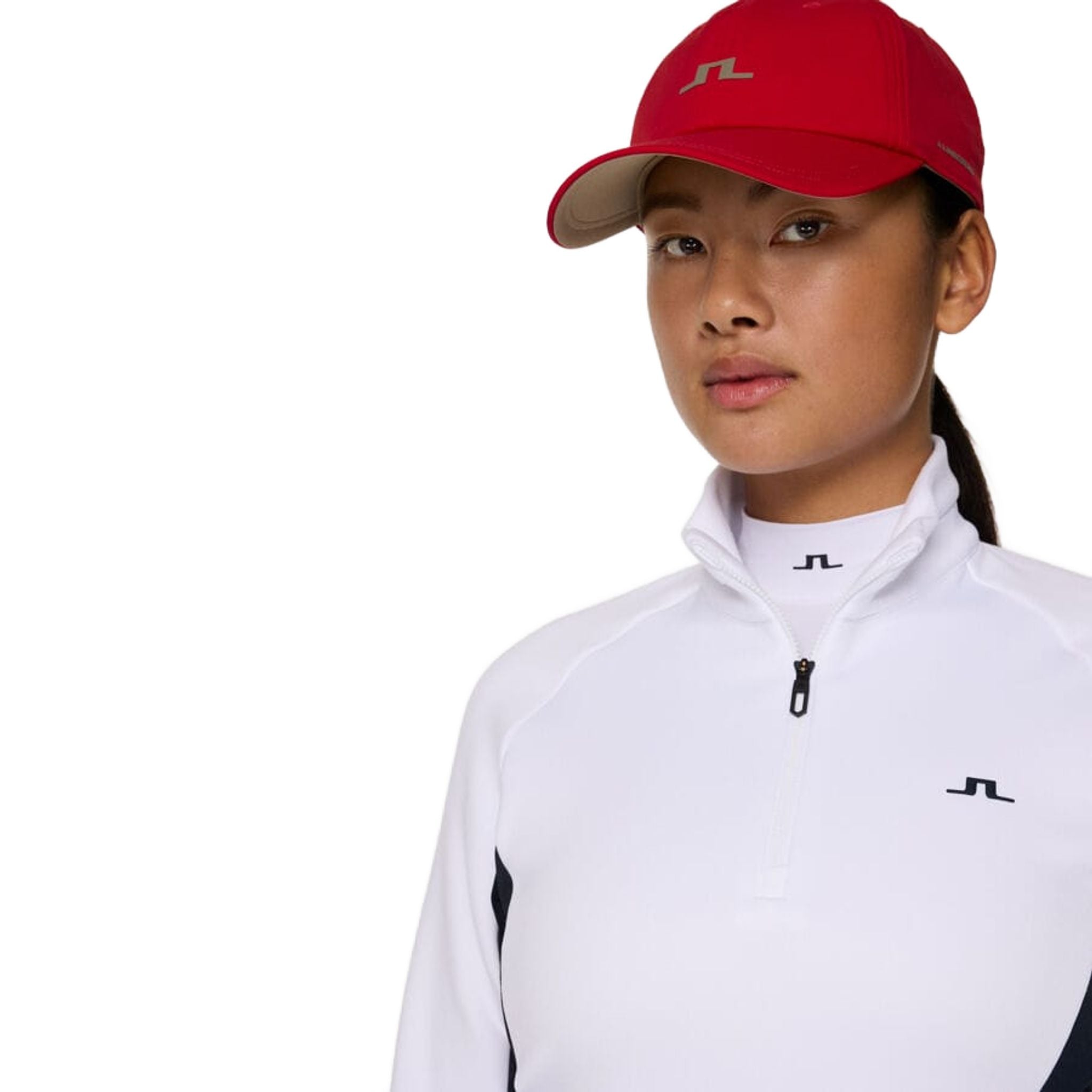 J. Lindeberg Arja Quarter Zip Couche intermédiaire Femme