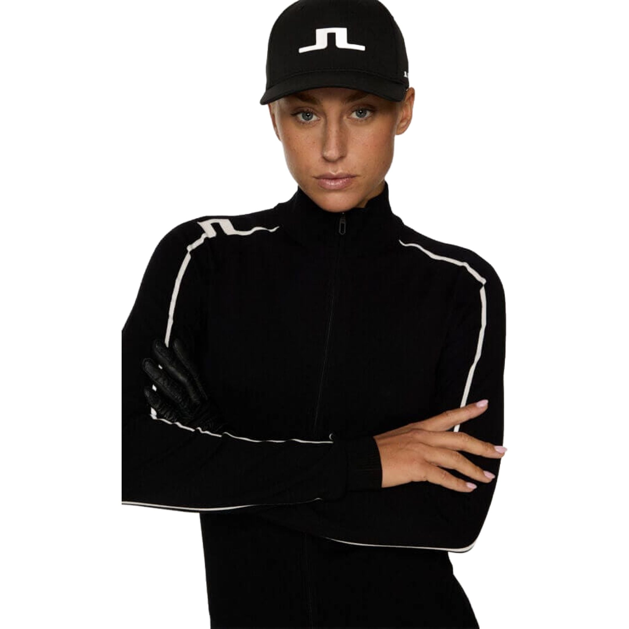 Pull zippé en maille J. Lindeberg Aubree pour femme