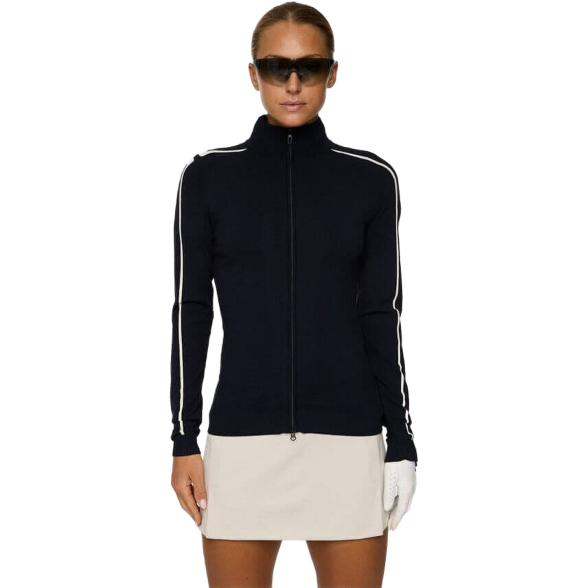 Pull zippé en maille J. Lindeberg Aubree pour femme