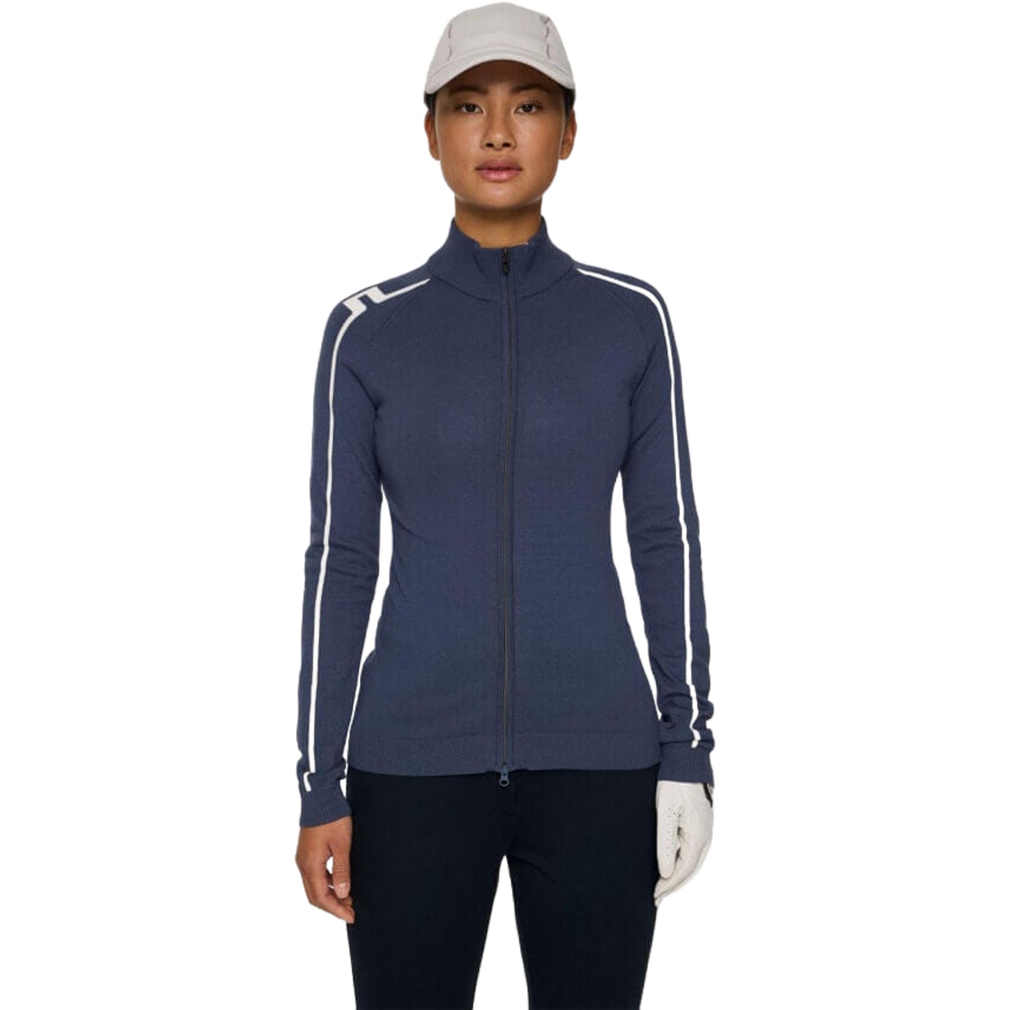 Pull zippé en maille J. Lindeberg Aubree pour femme