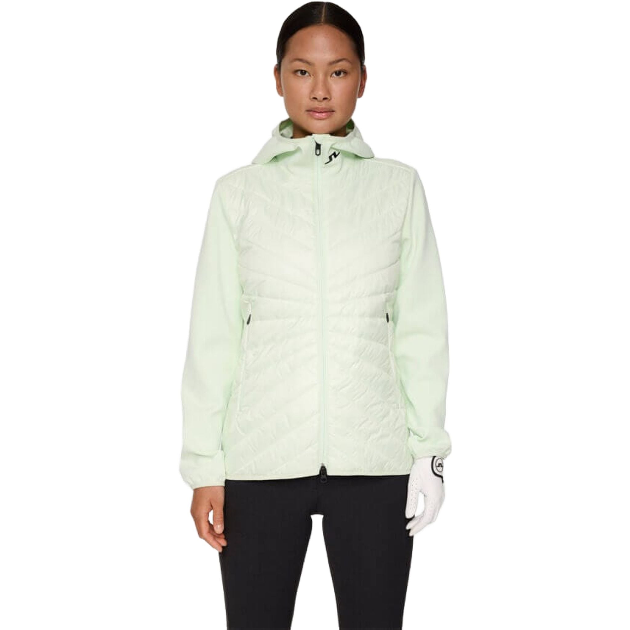 Veste à capuche hybride matelassée J. Lindeberg Madde pour femme