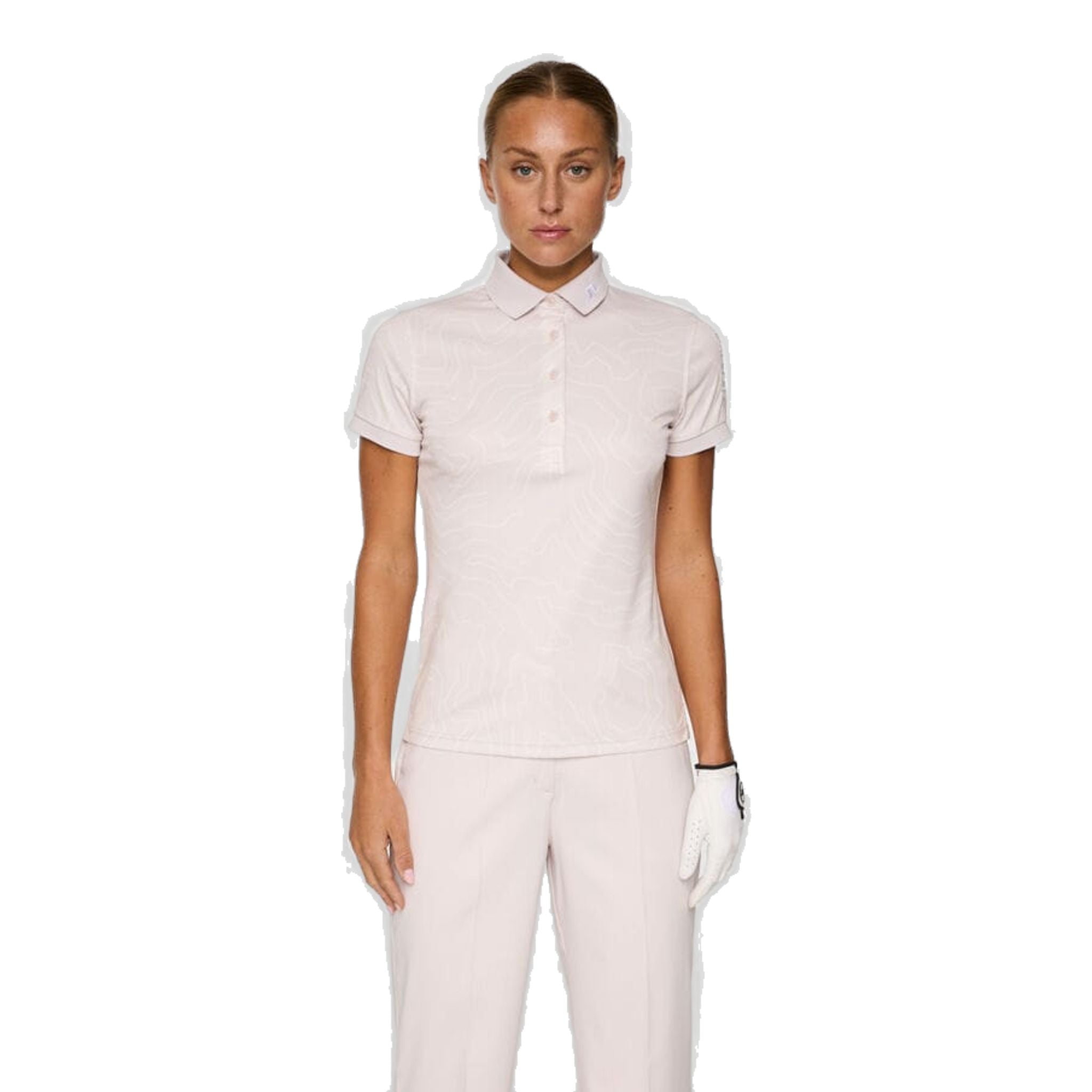 Polo J. Lindeberg Tour Tech Print Femme