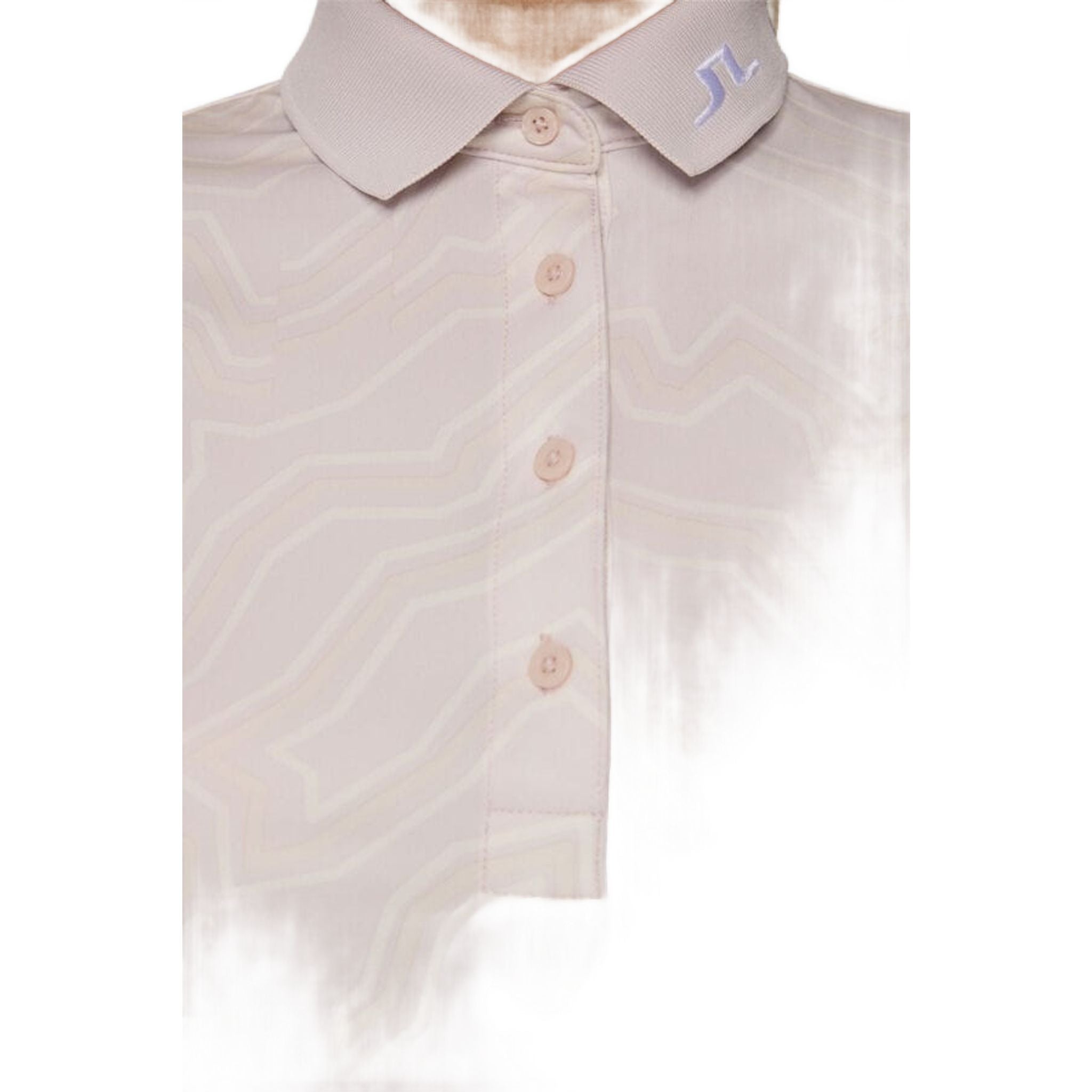Polo J. Lindeberg Tour Tech Print Femme