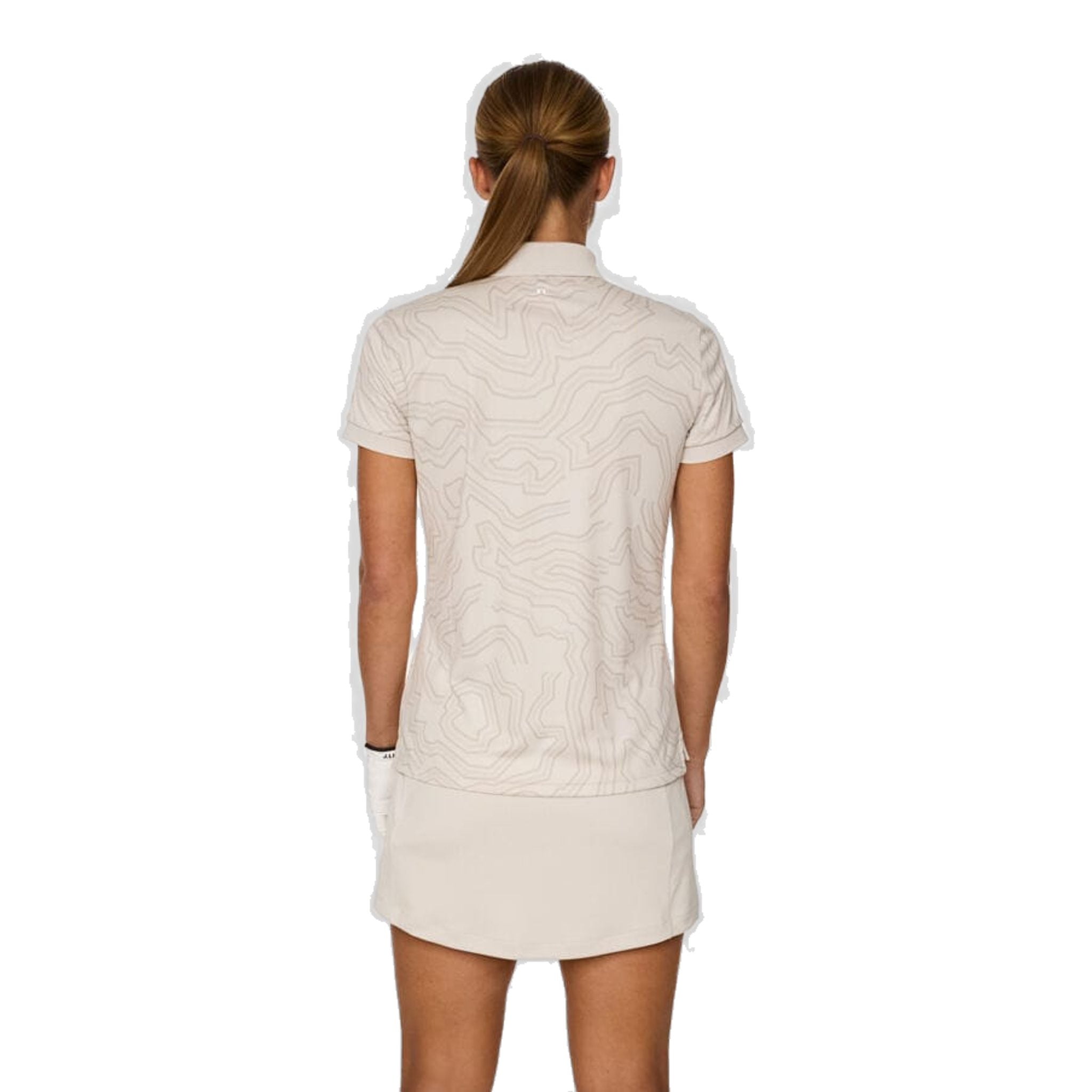 Polo J. Lindeberg Tour Tech Print Femme