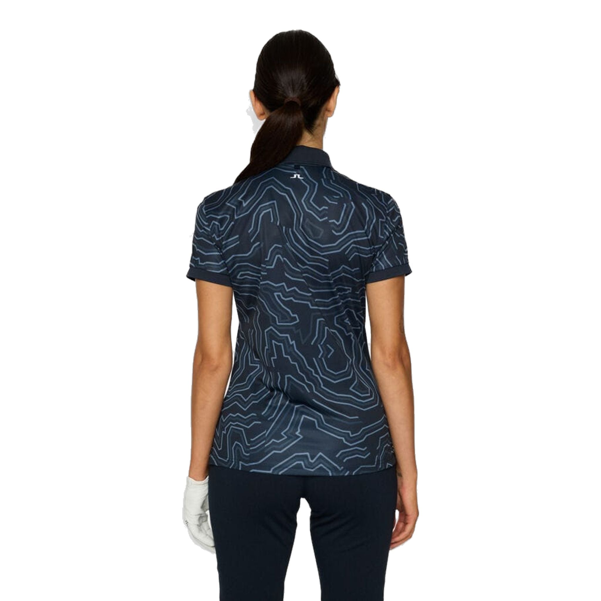 Polo J. Lindeberg Tour Tech Print Femme