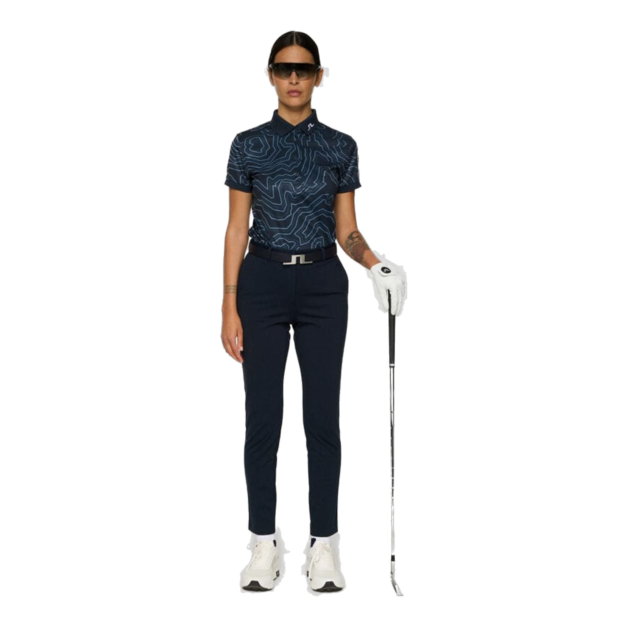 Polo J. Lindeberg Tour Tech Print Femme