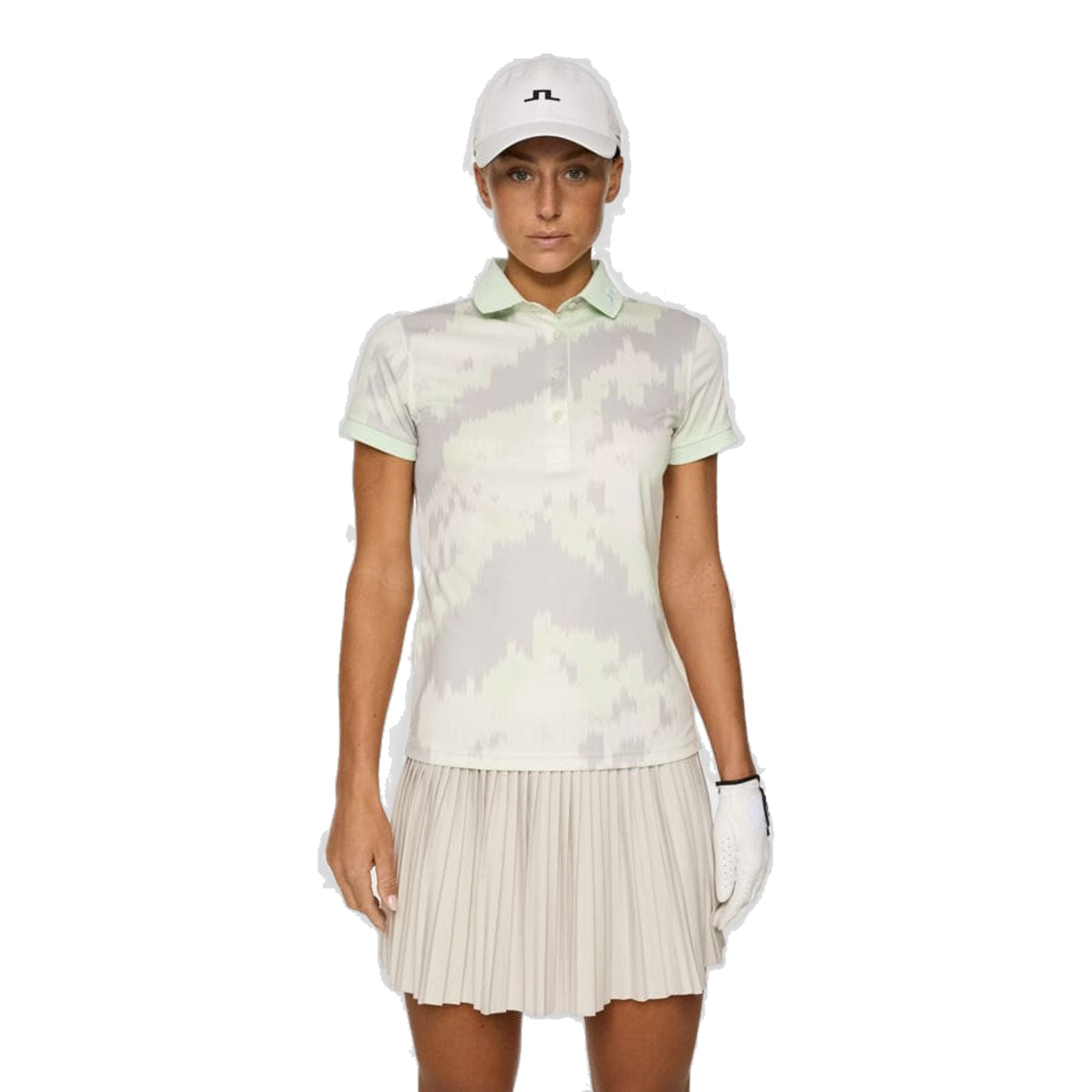 Polo J. Lindeberg Tour Tech Print Femme