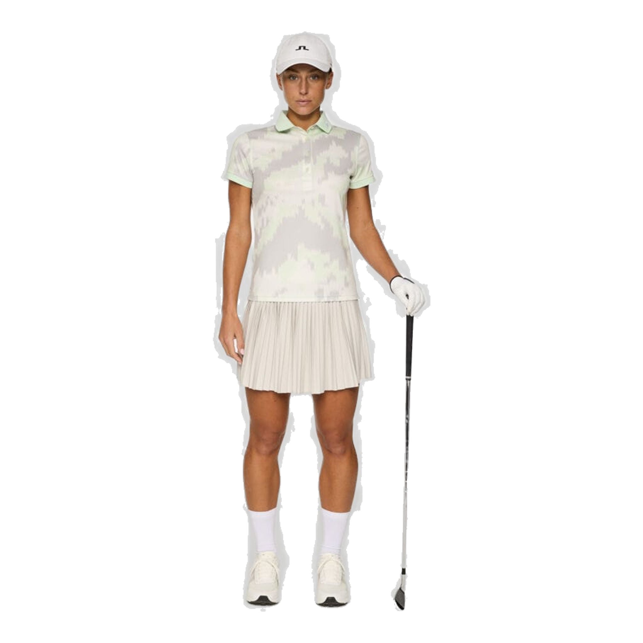 Polo J. Lindeberg Tour Tech Print Femme