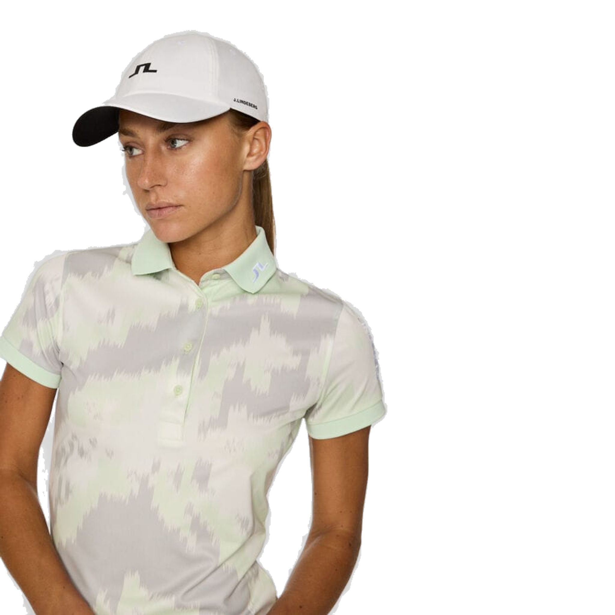 Polo J. Lindeberg Tour Tech Print Femme