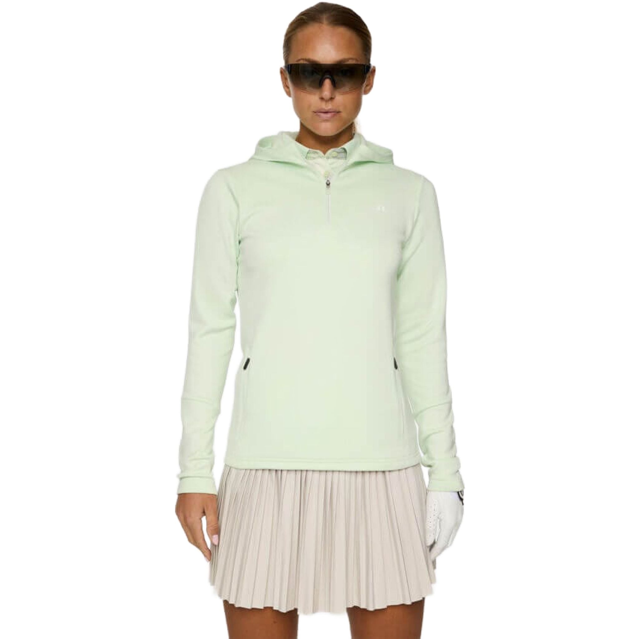 Veste à capuche zippée au quart de pouce J. Lindeberg Aerial pour femme