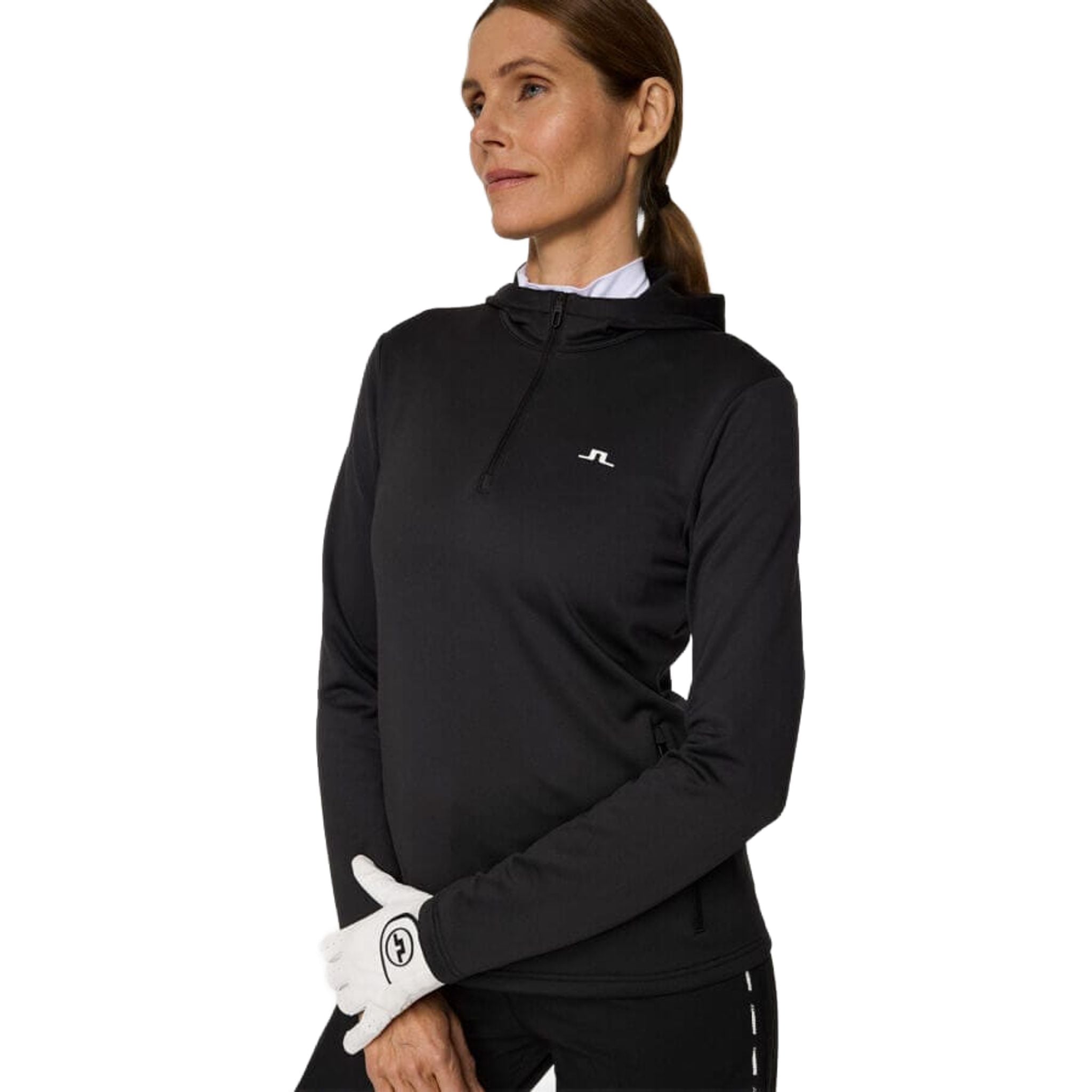 Veste à capuche zippée au quart de pouce J. Lindeberg Aerial pour femme