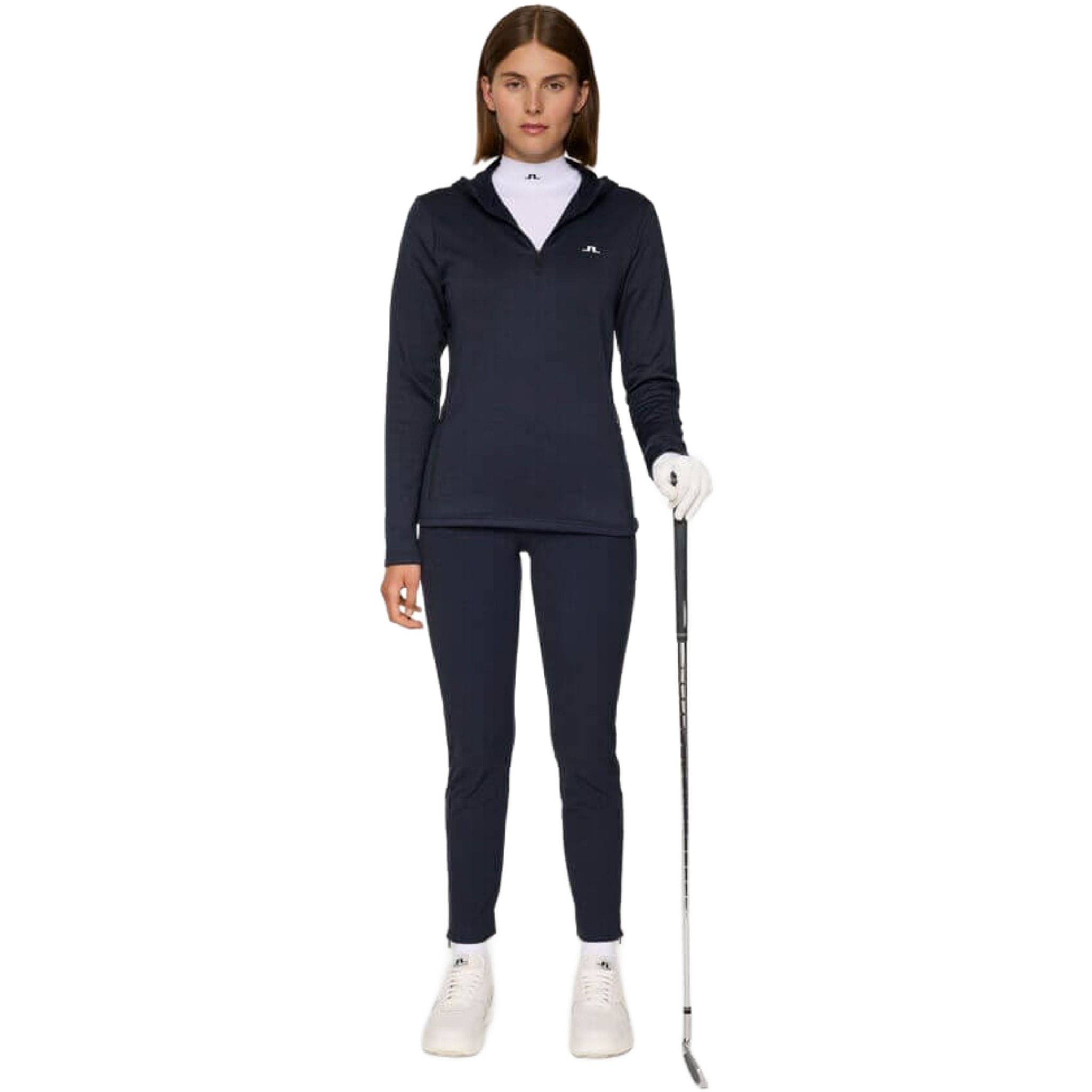 Veste à capuche zippée au quart de pouce J. Lindeberg Aerial pour femme