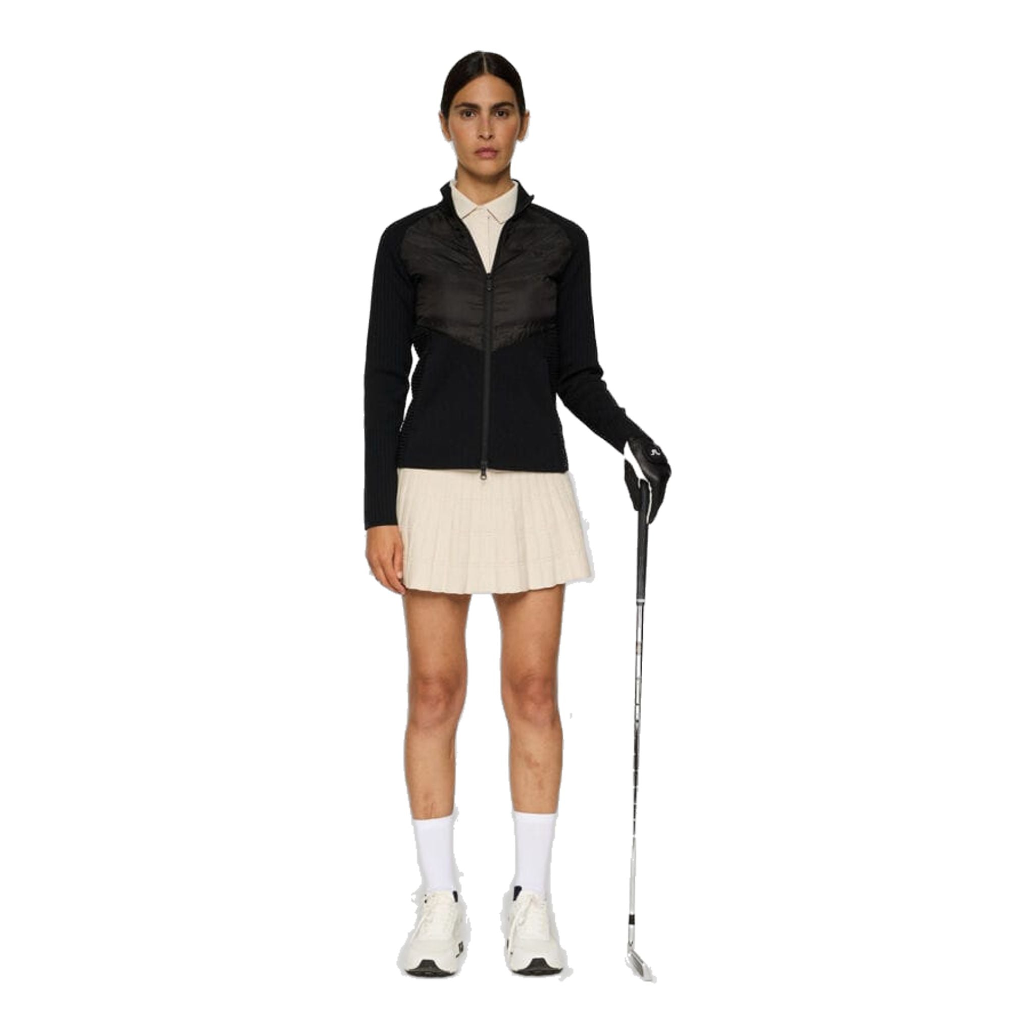 Pull zippé en maille technique Wendy de J. Lindeberg pour femme