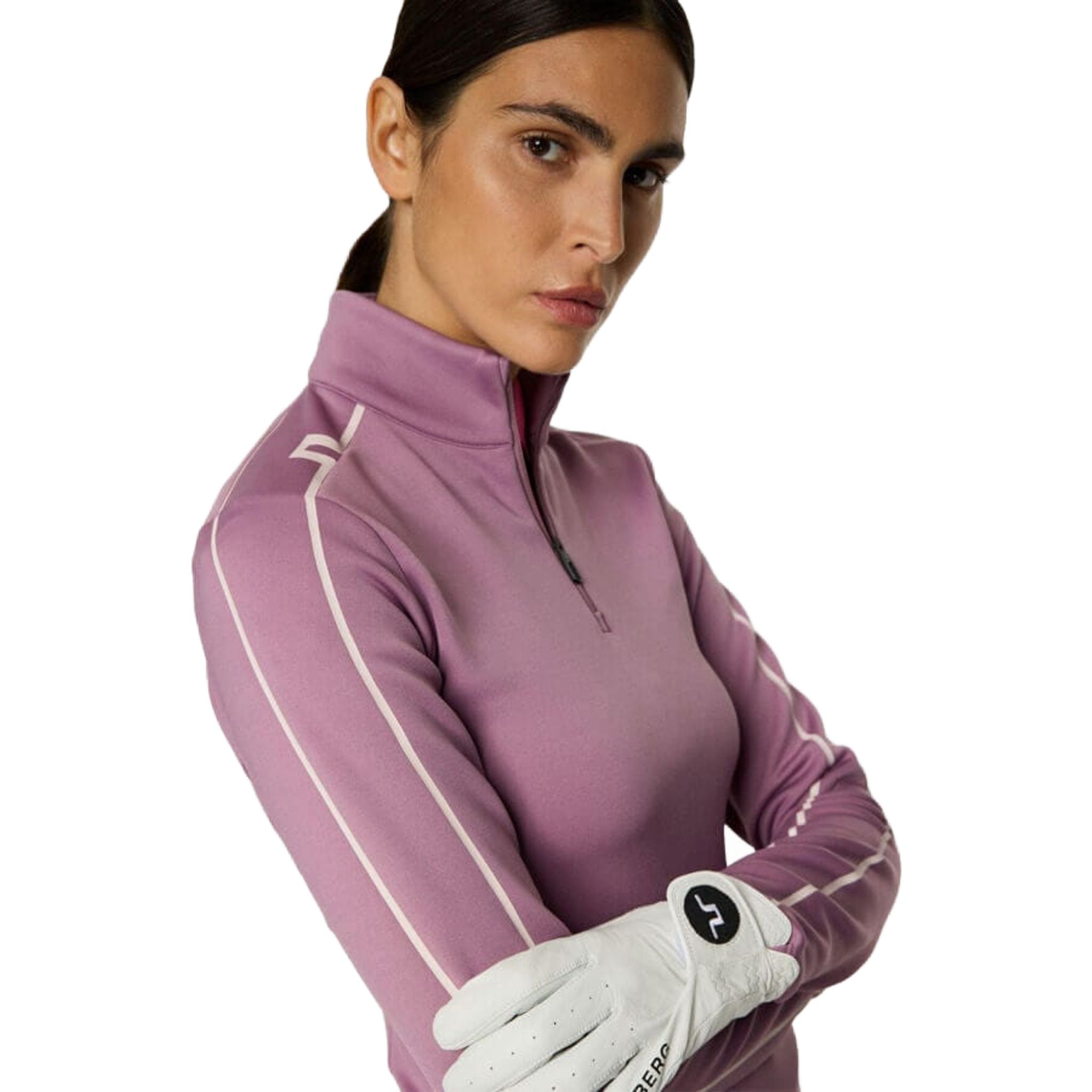 J. Lindeberg Nefe Quarter Zip Midlayer Femme