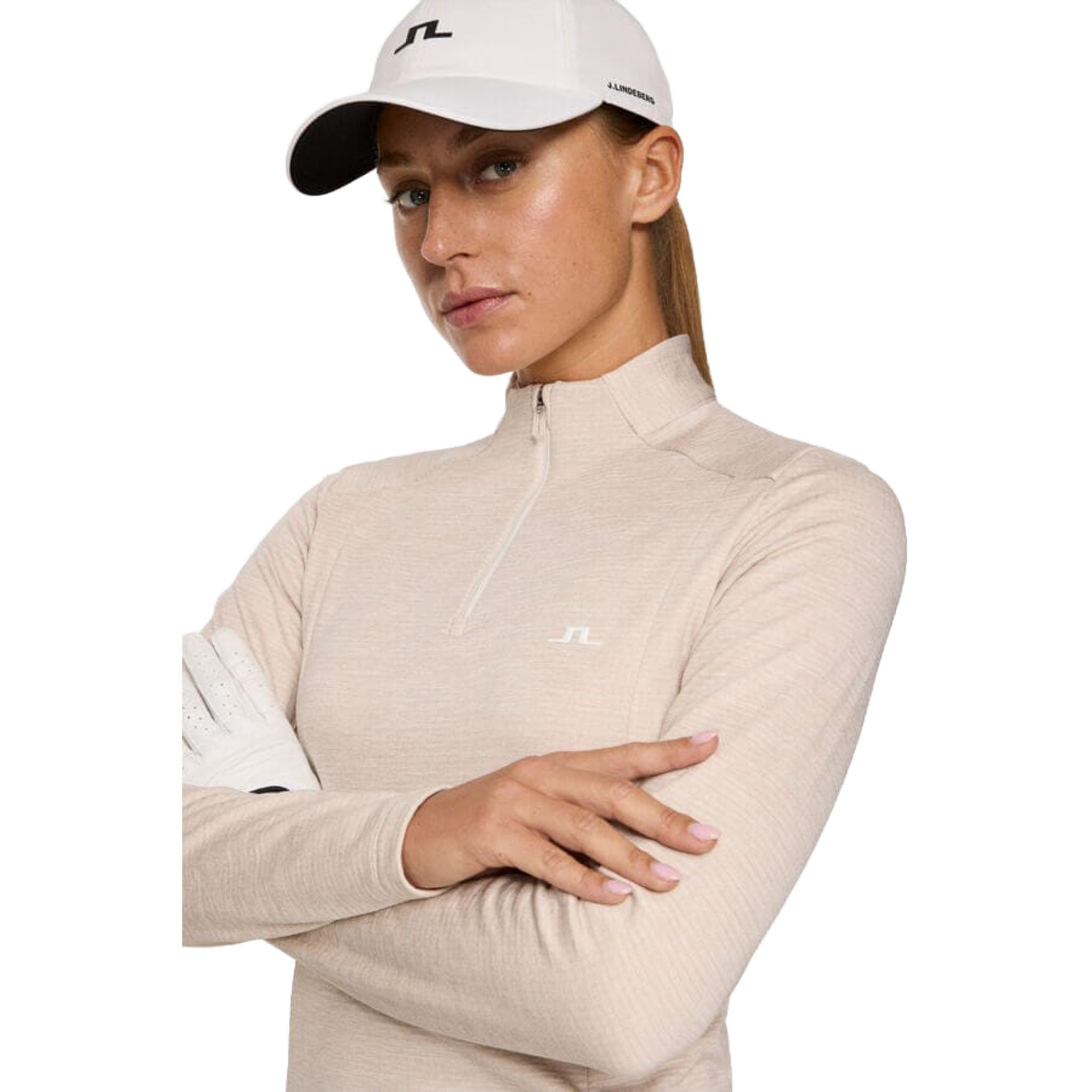 J. Lindeberg Steffi Quarter Zip Midlayer Femme