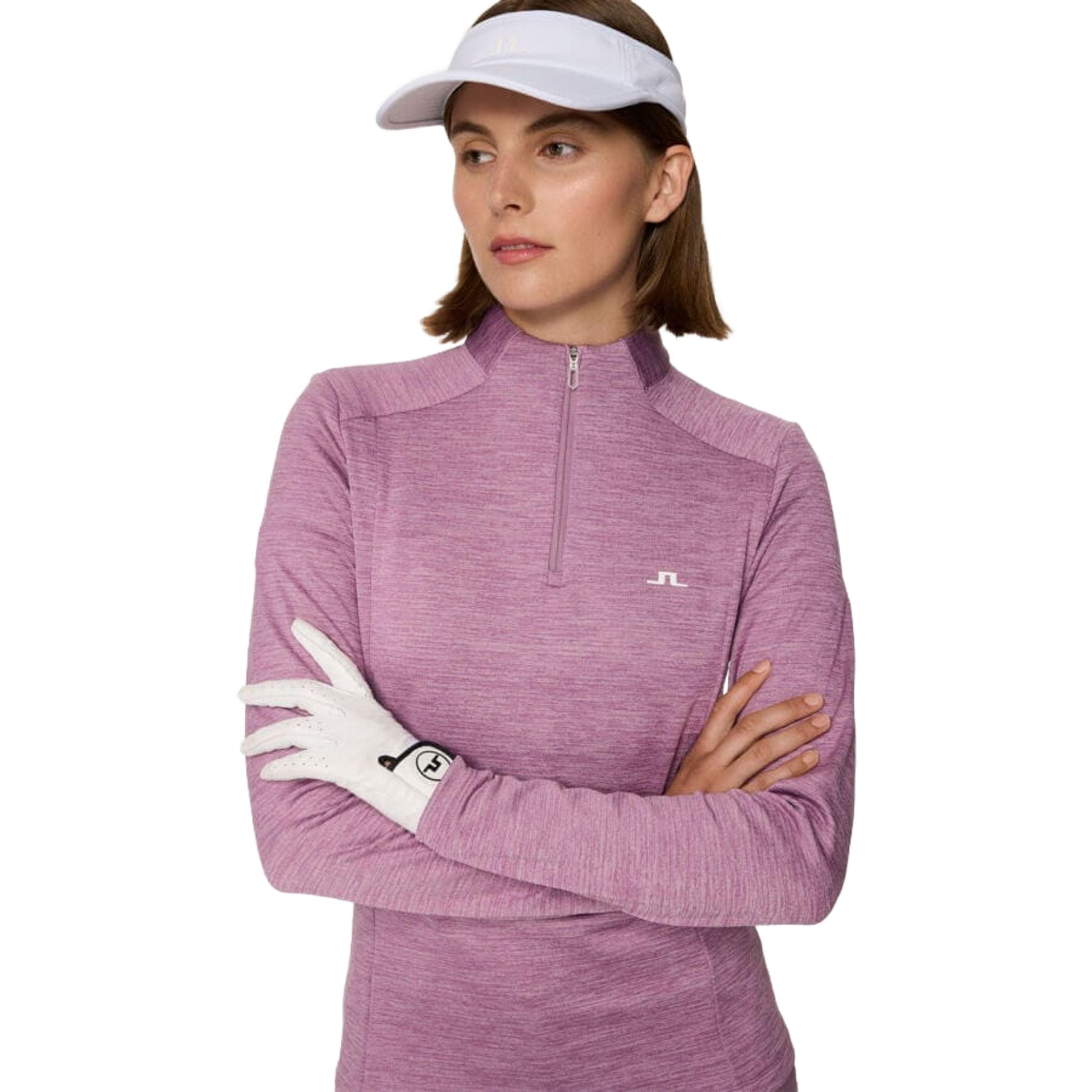 J. Lindeberg Steffi Quarter Zip Midlayer Femme