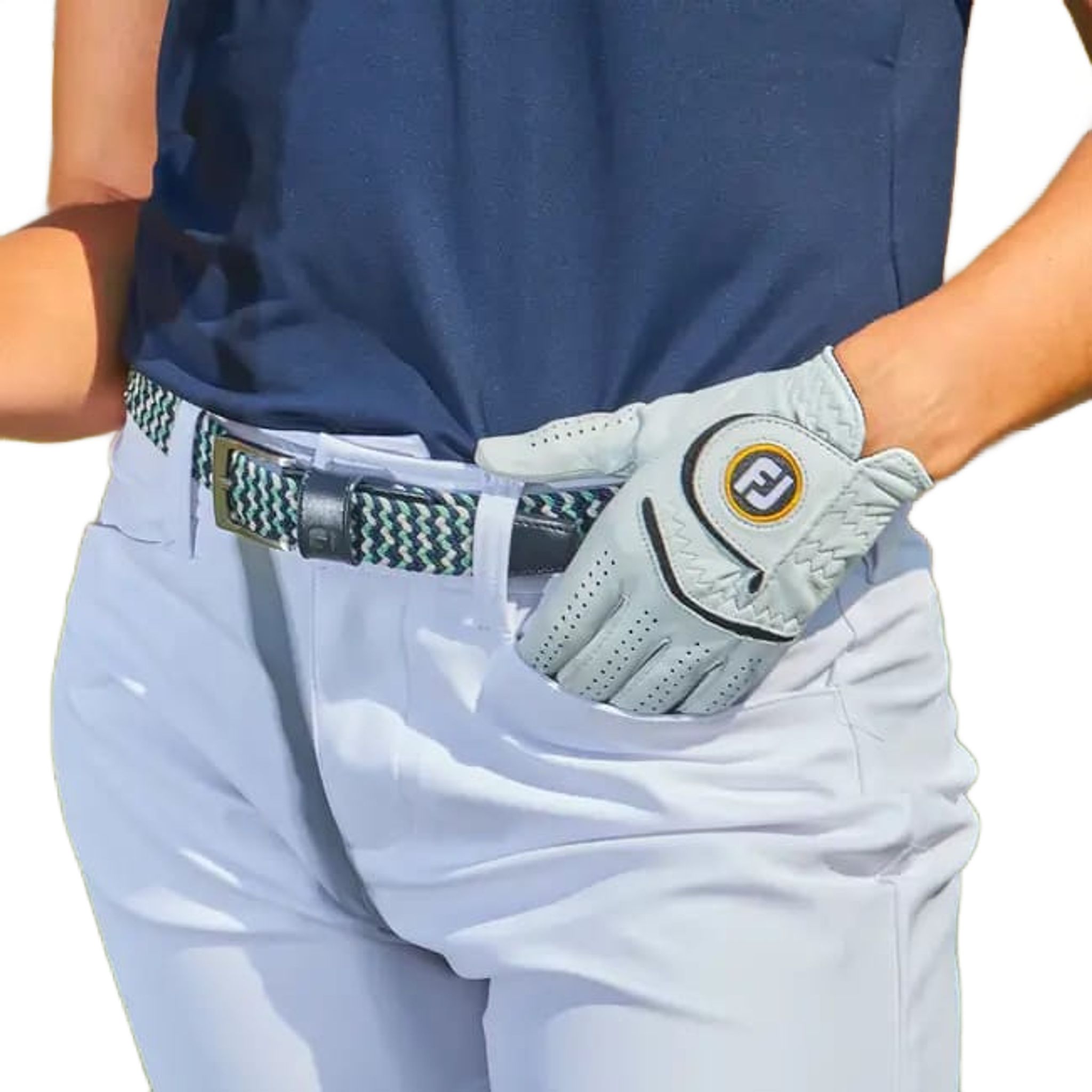Ceinture tressée Footjoy pour femmes