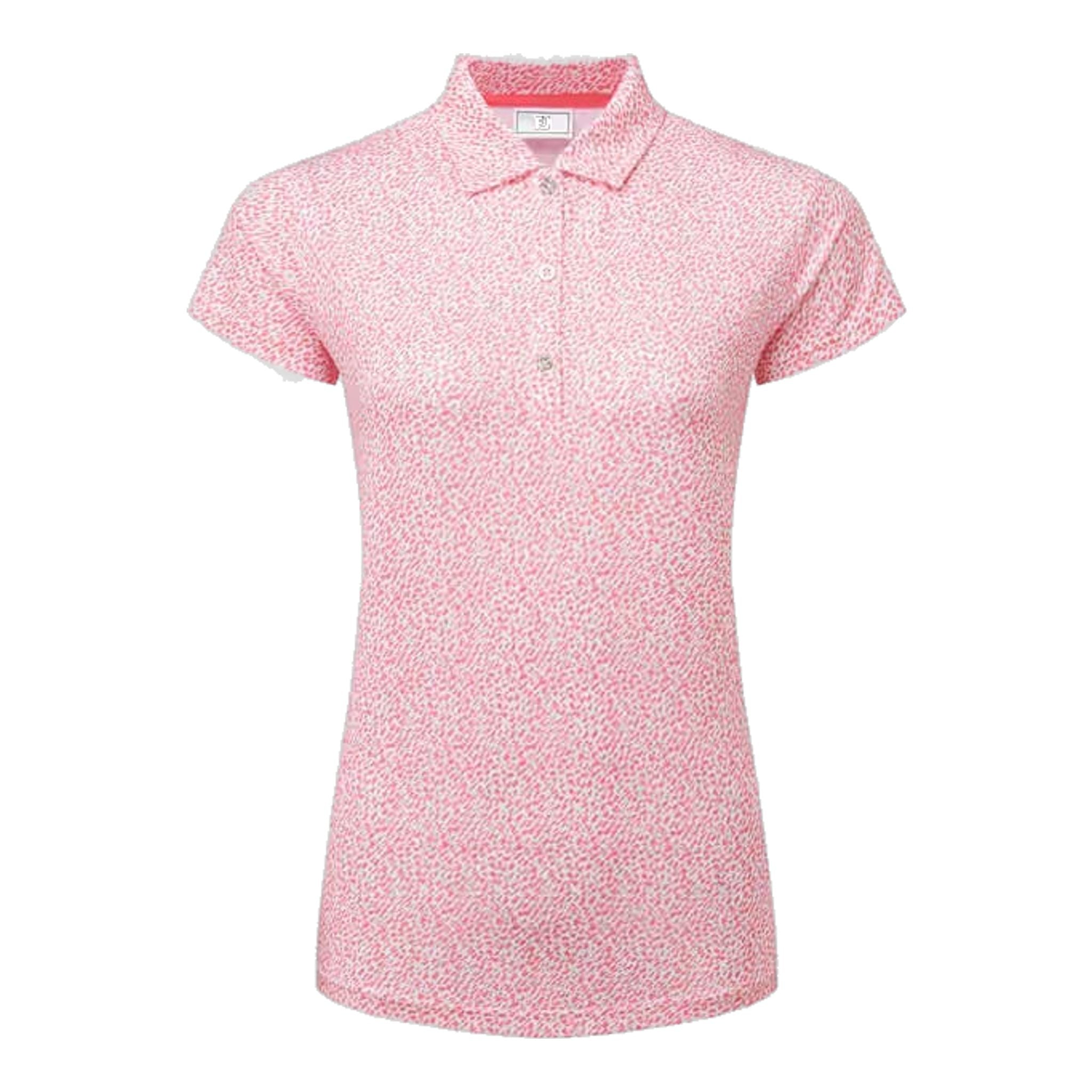 Polo Footjoy Lisle à manches courtes et imprimé animal