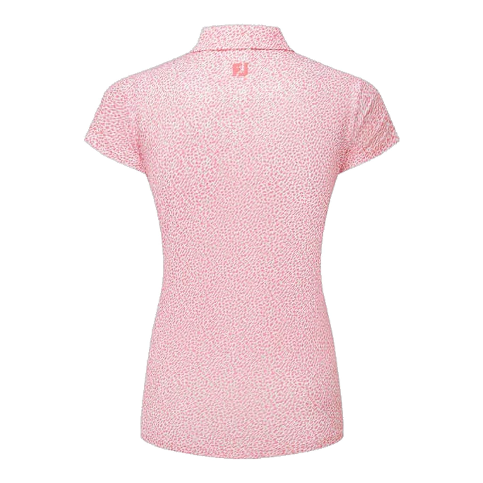 Polo Footjoy Lisle à manches courtes et imprimé animal