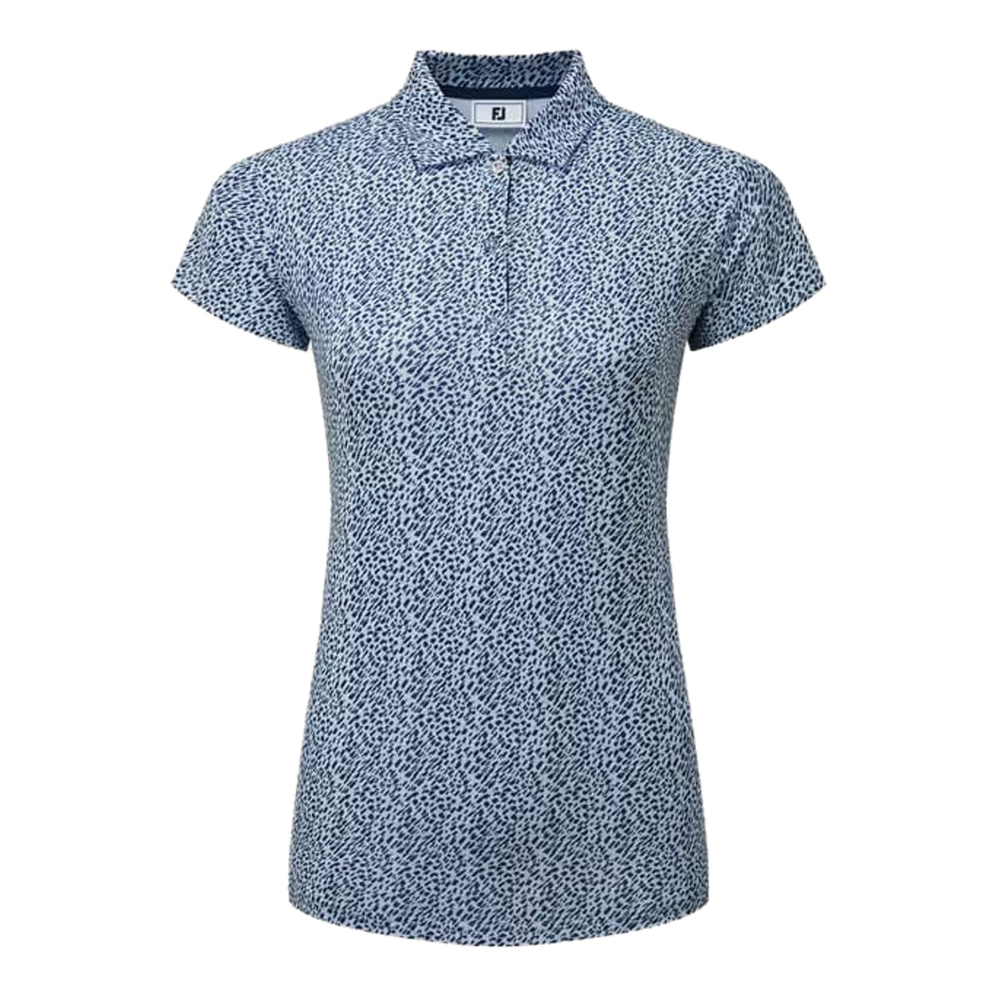 Polo Footjoy Lisle à manches courtes et imprimé animal