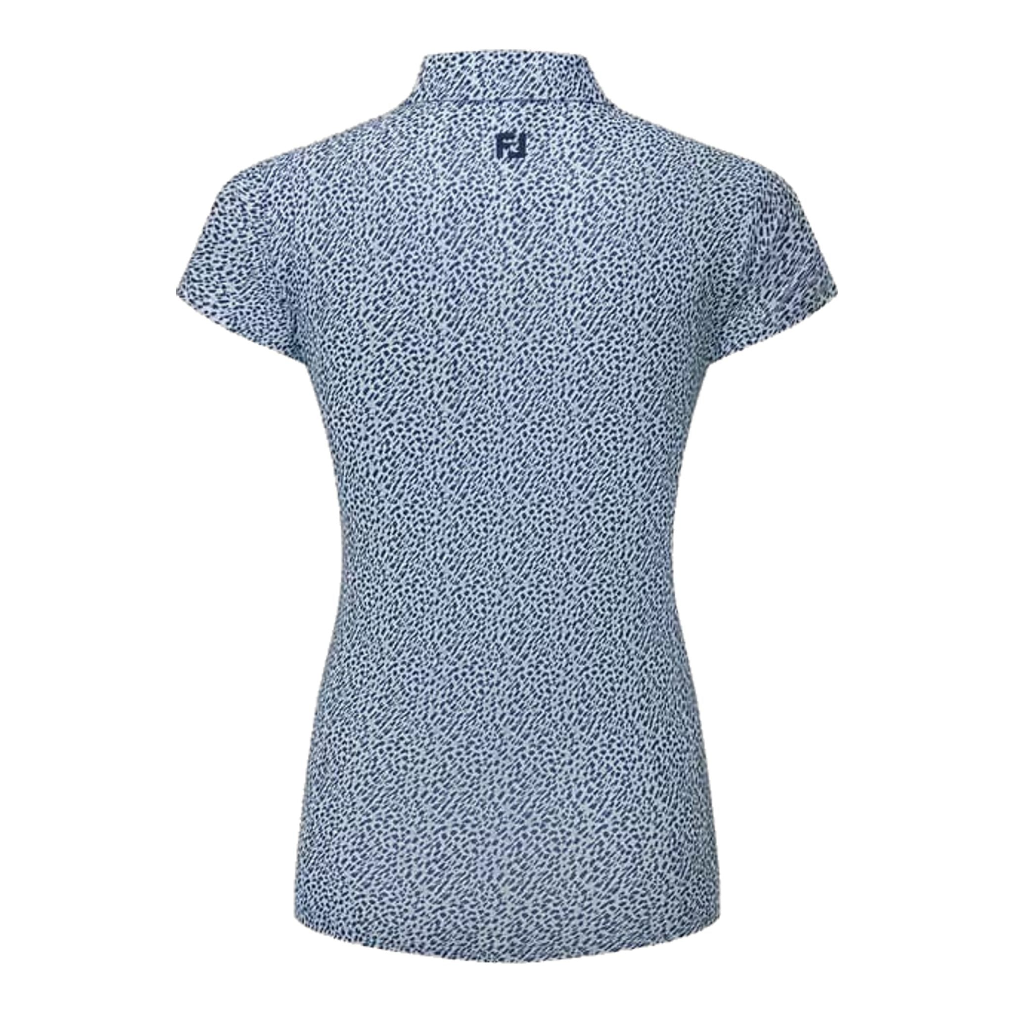 Polo Footjoy Lisle à manches courtes et imprimé animal