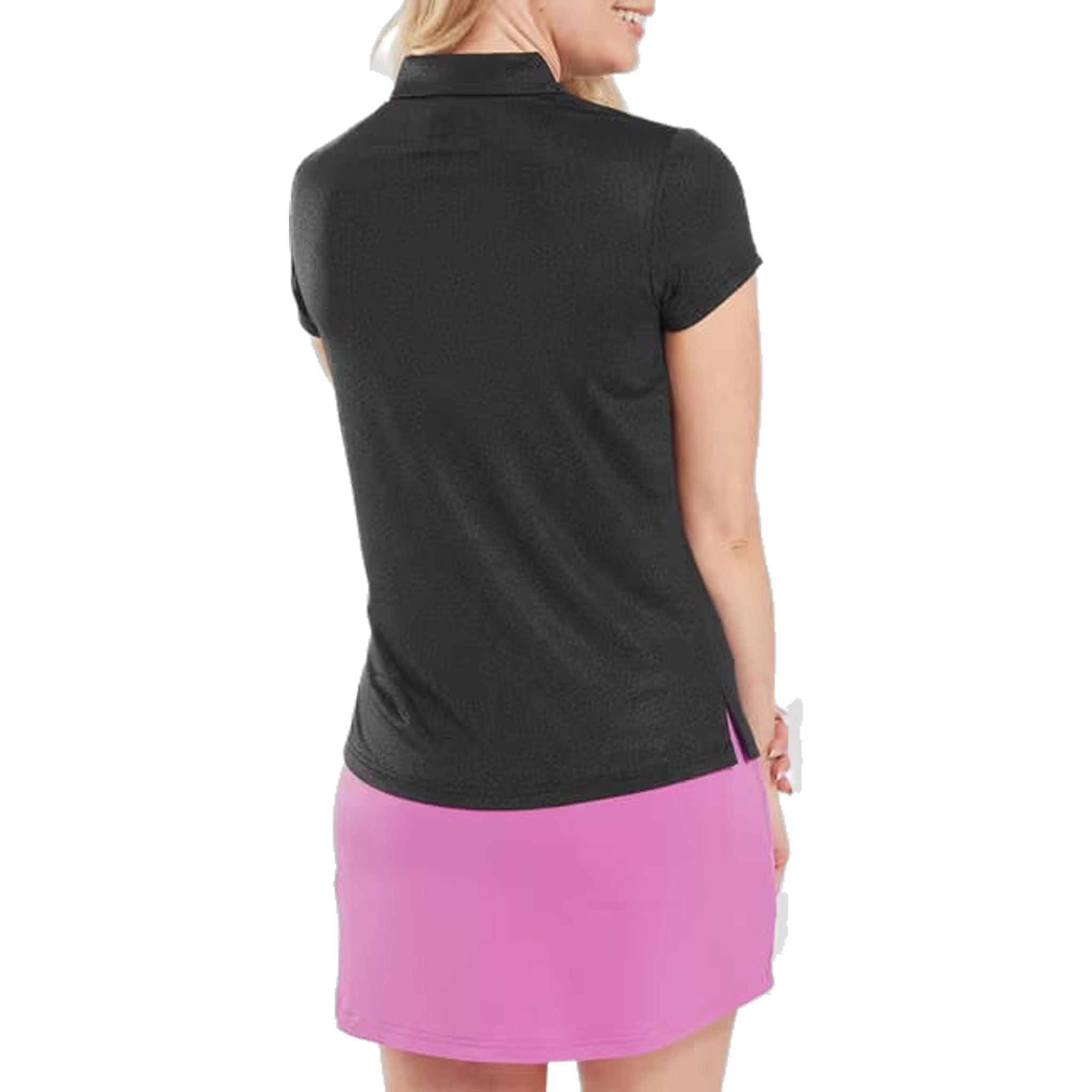 Polo Footjoy Lisle à manches courtes et imprimé animal