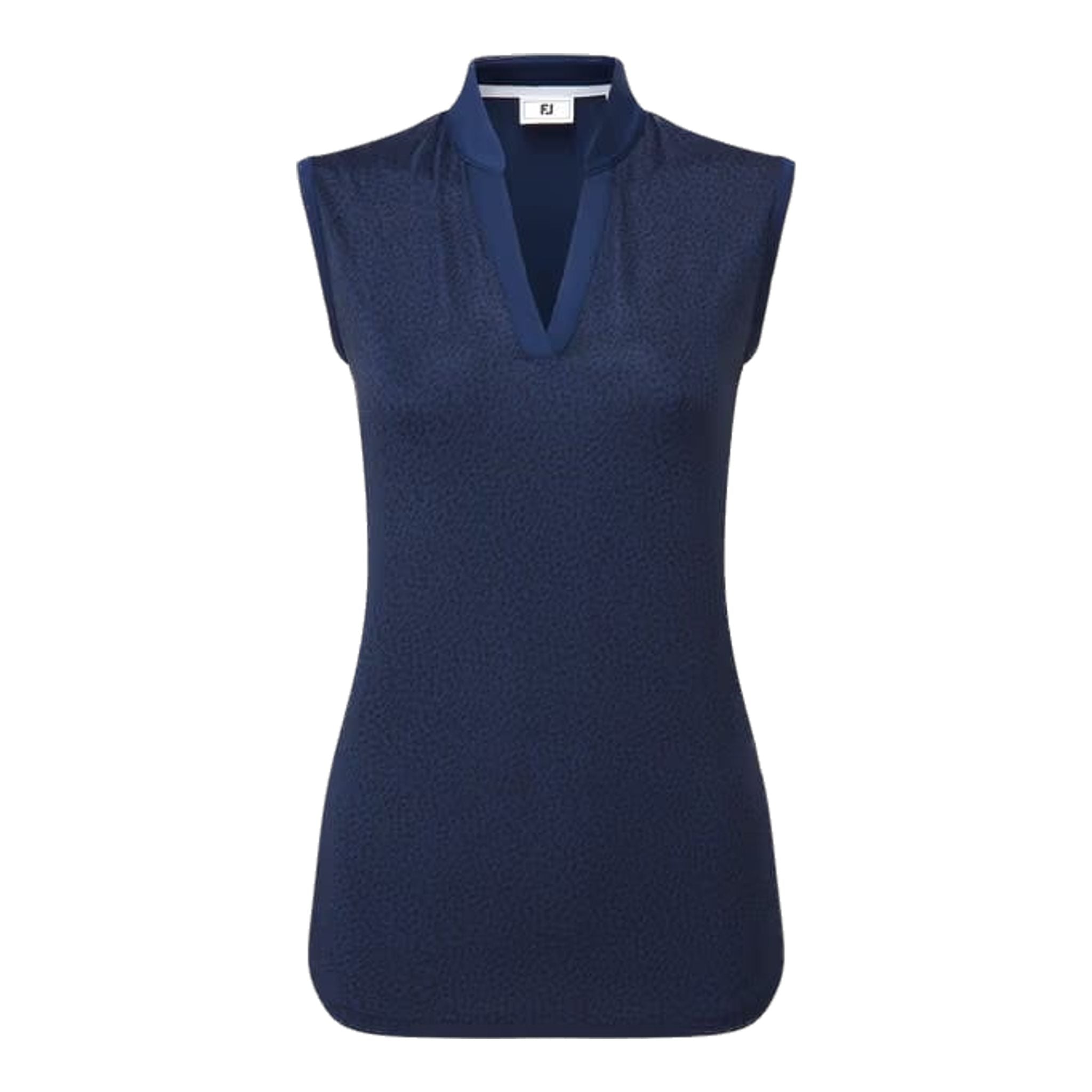 Polo sans manches Footjoy à imprimé animal Lisle