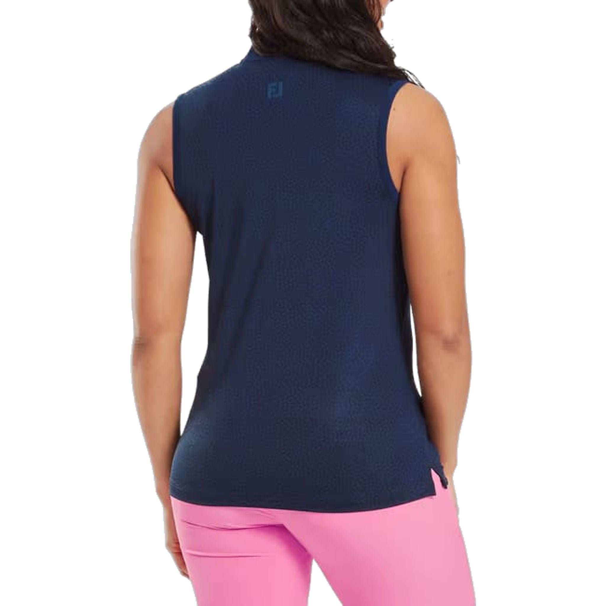 Polo sans manches Footjoy à imprimé animal Lisle