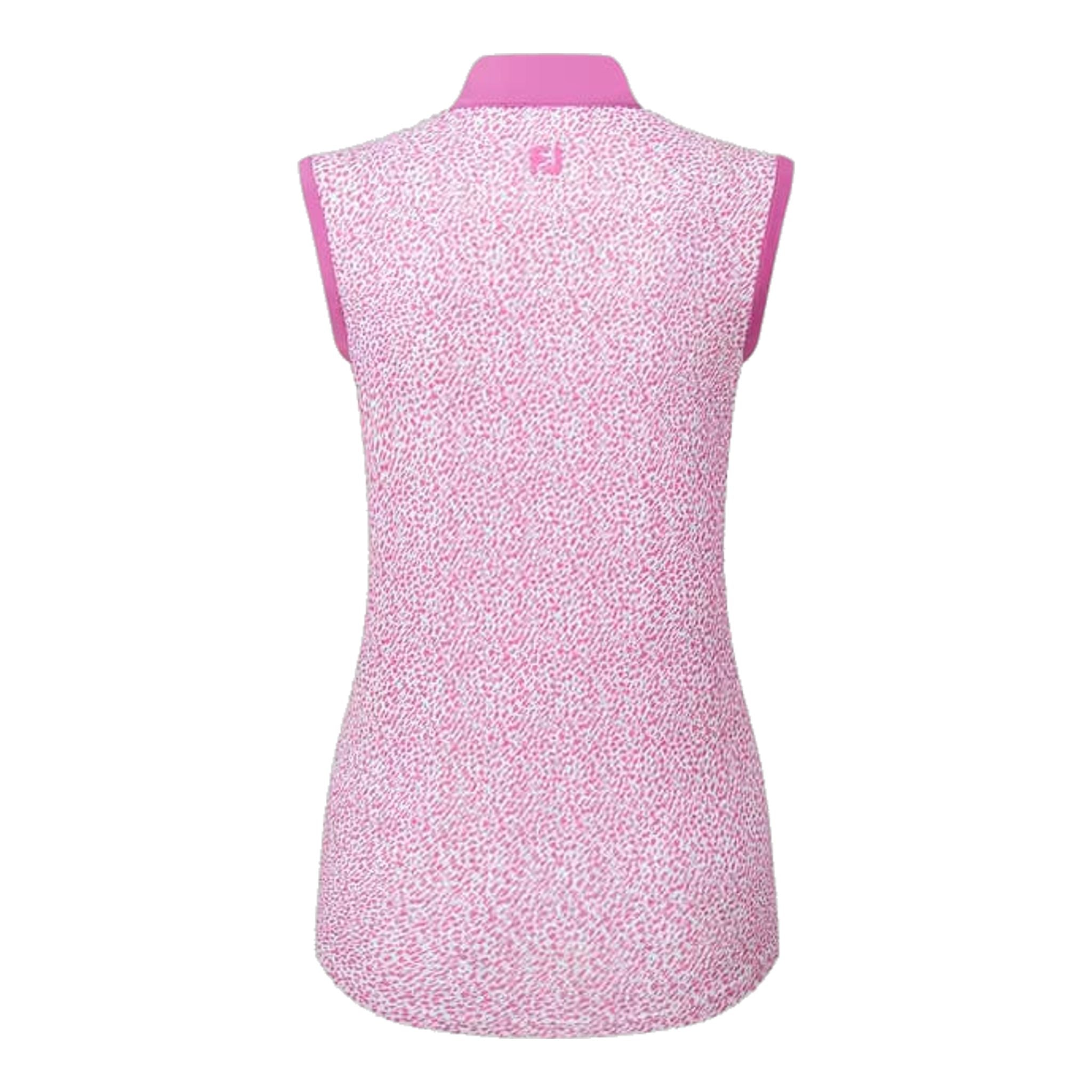 Polo sans manches Footjoy à imprimé animal Lisle