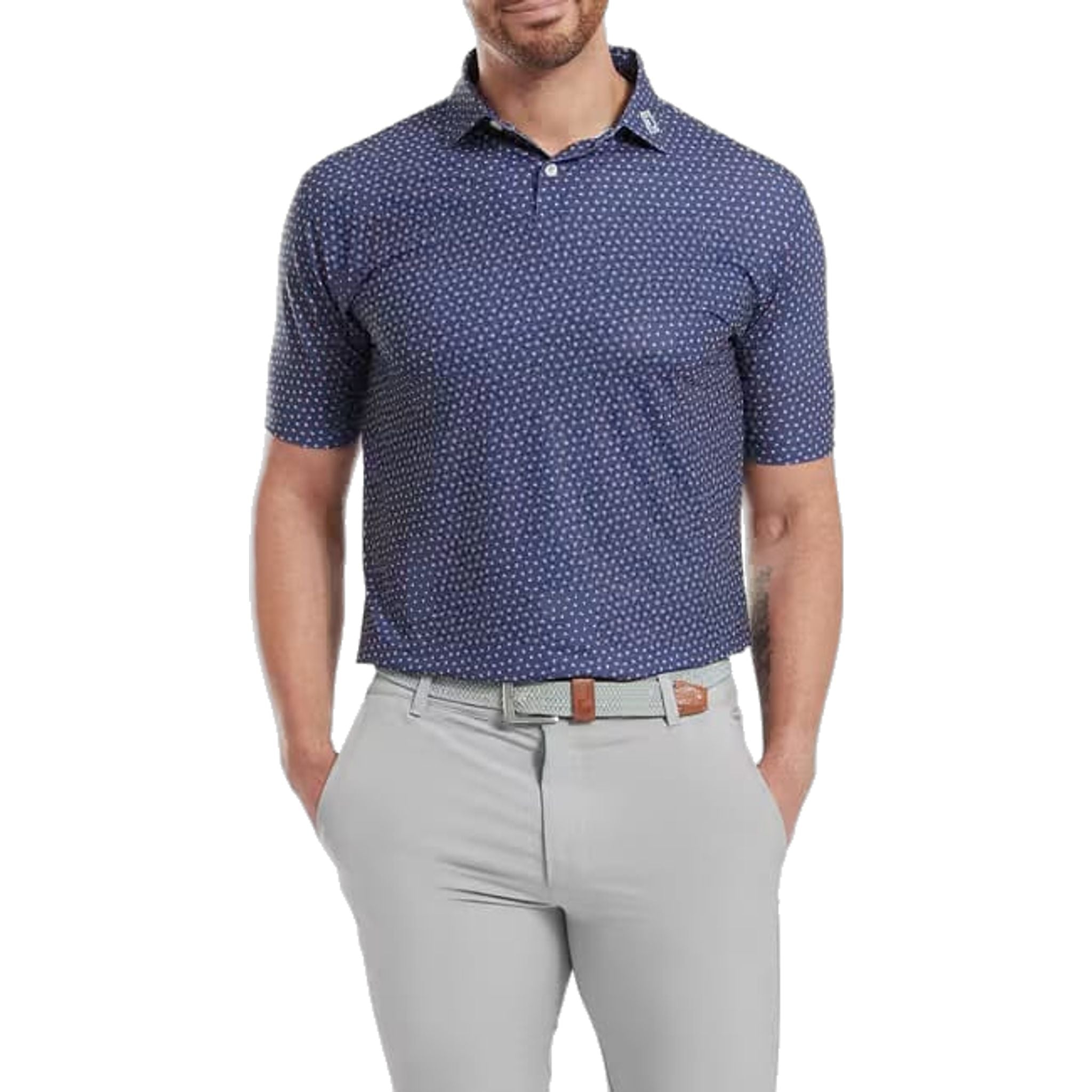 Footjoy Bounce Print Piqué Homme