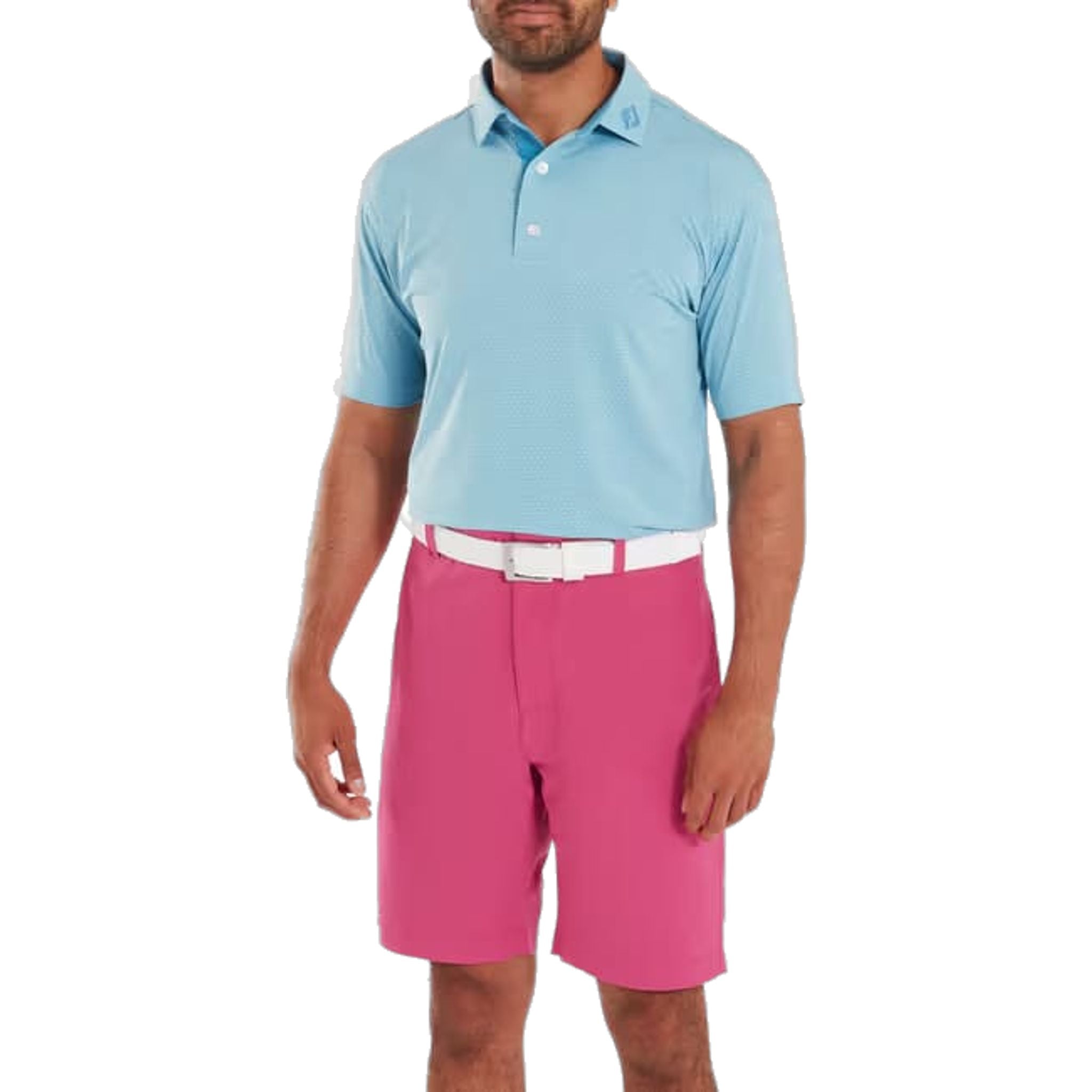 Polo Footjoy Deco Diamond Print Lisle pour homme