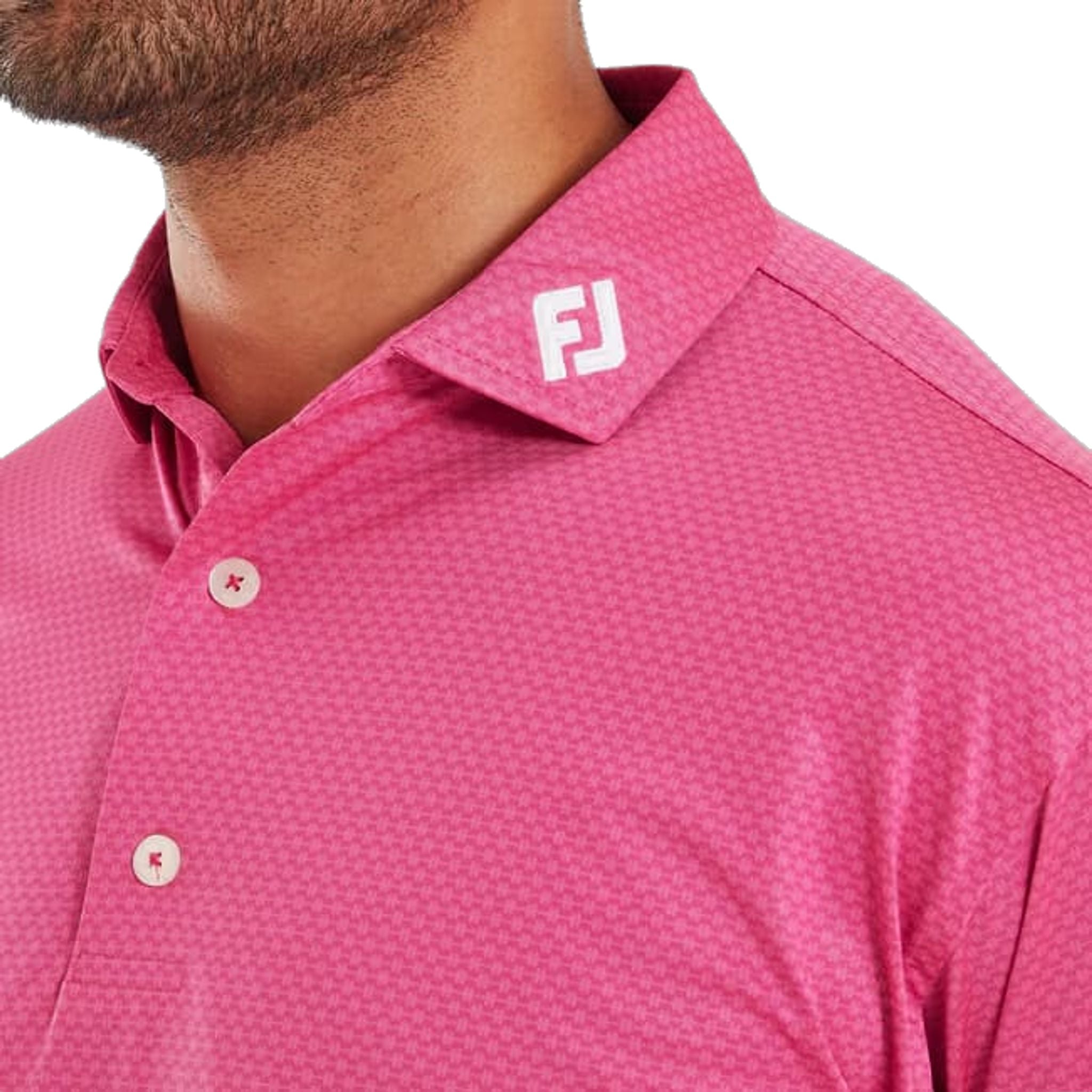 Polo Footjoy Abax Print Lisle pour homme