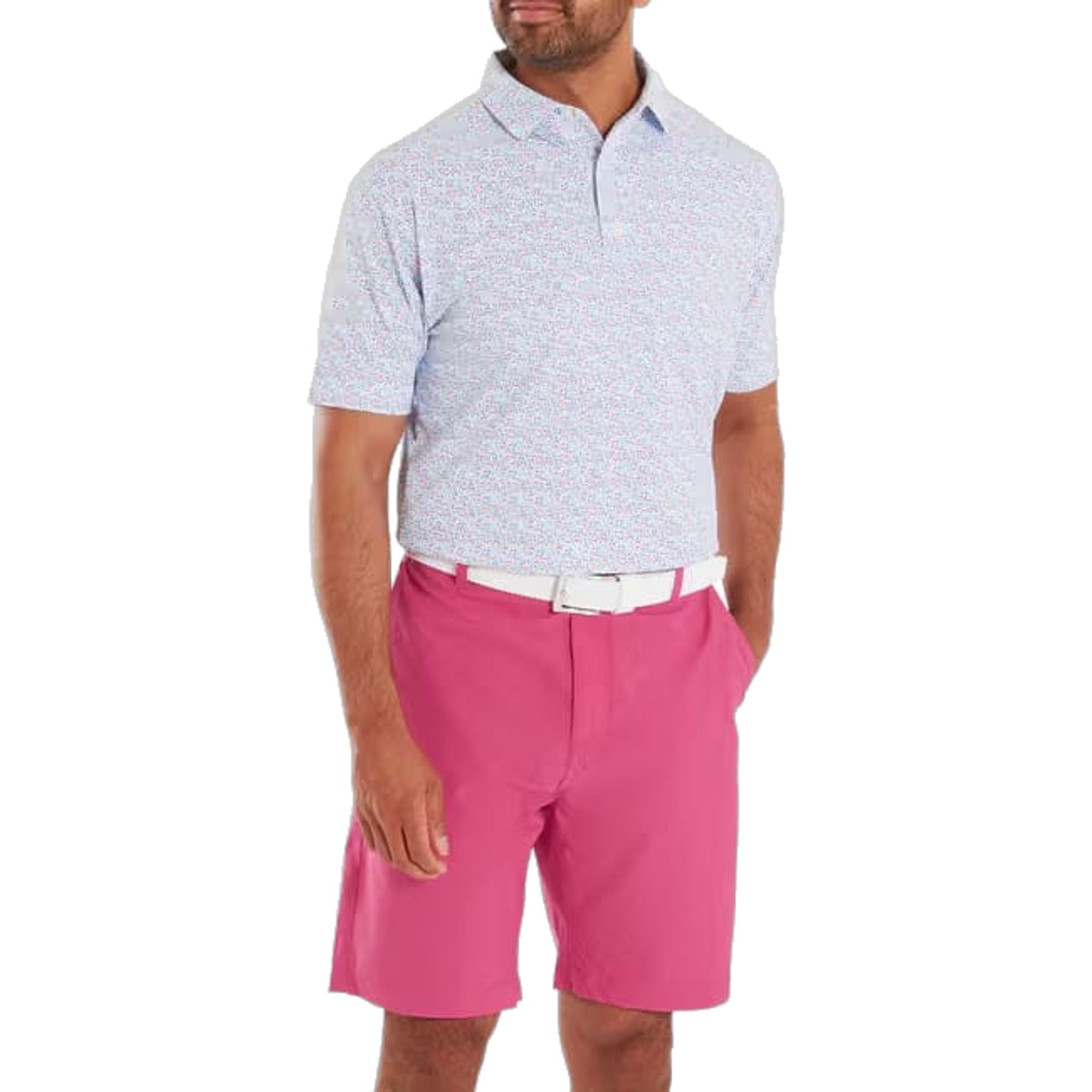 Footjoy Gamer Print Pique Polo Herren