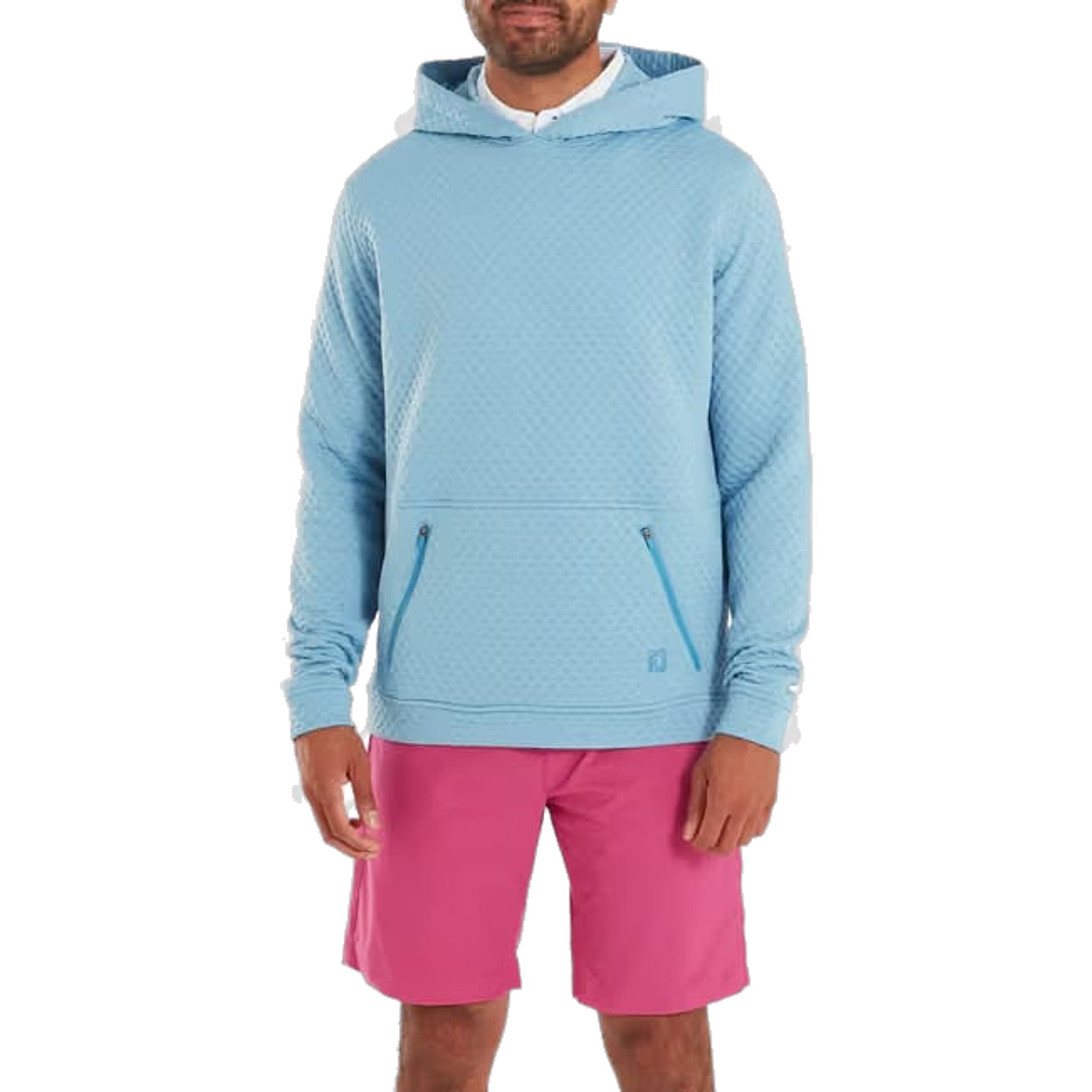 Sweat à capuche en maille texturée Footjoy pour hommes