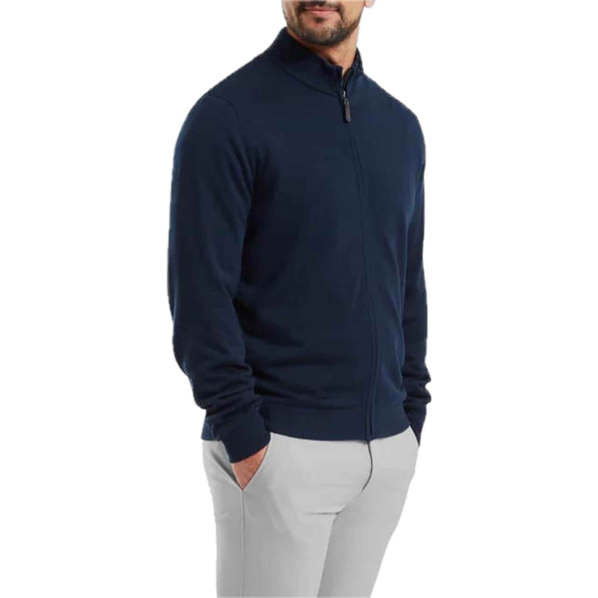 Pull Footjoy drirelease® à fermeture éclair intégrale et doublure pour homme